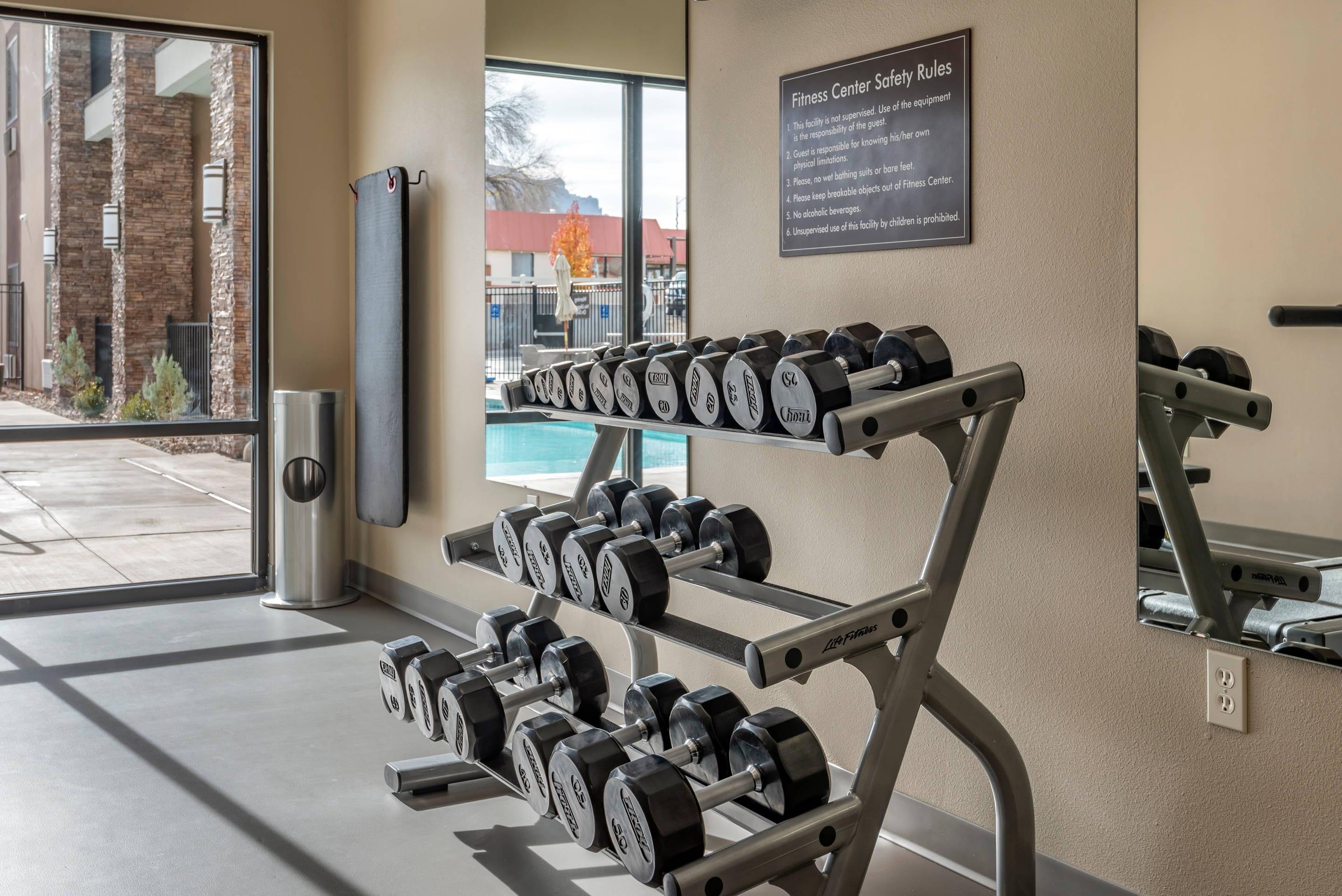 Fitness center | MainStay Suites Moab near Arches National Park
