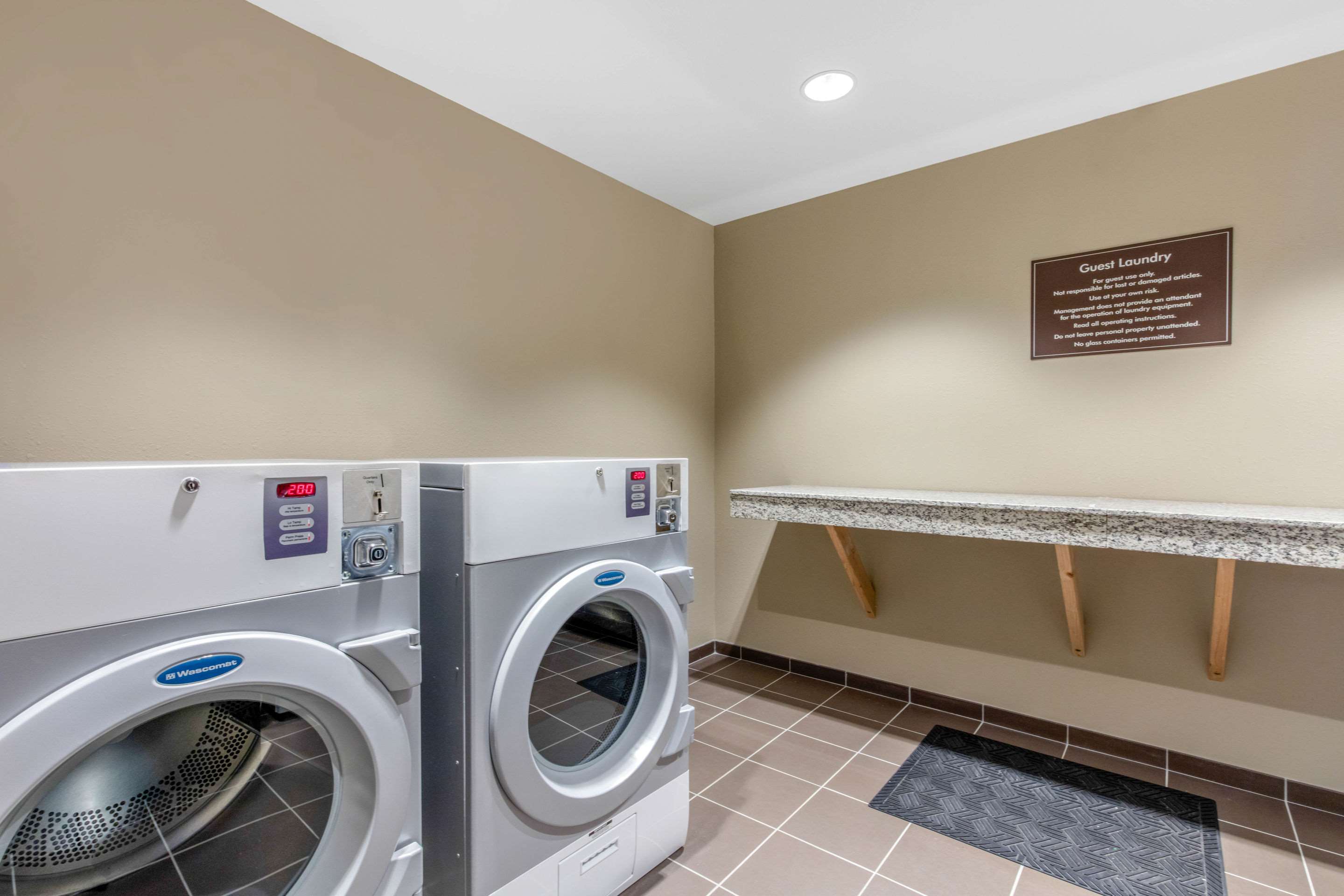 Guest laundry facilities