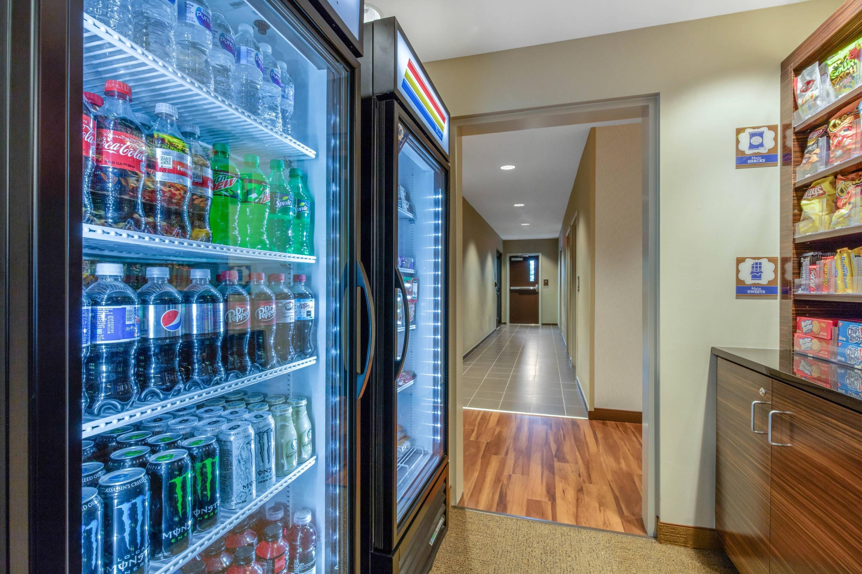 Hotel vending area