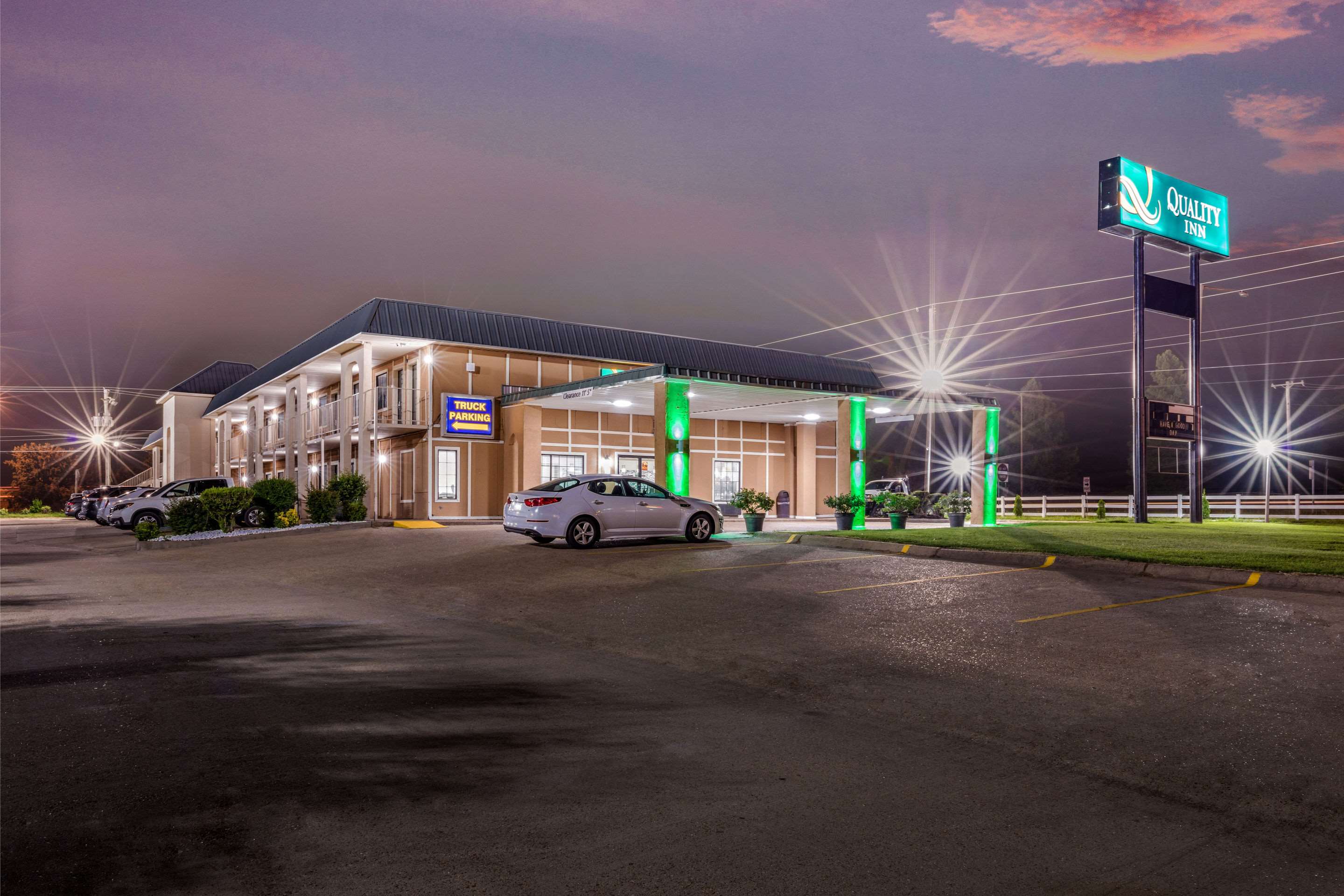 Hotel at night