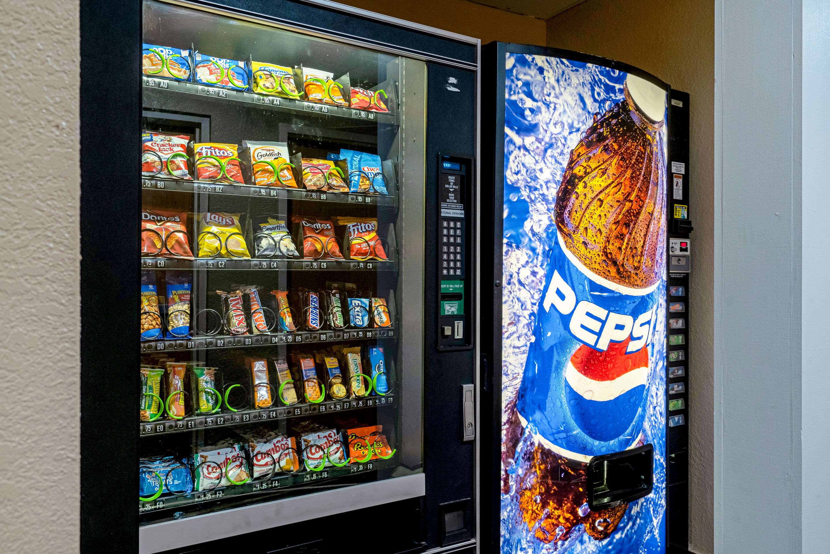 Hotel vending area