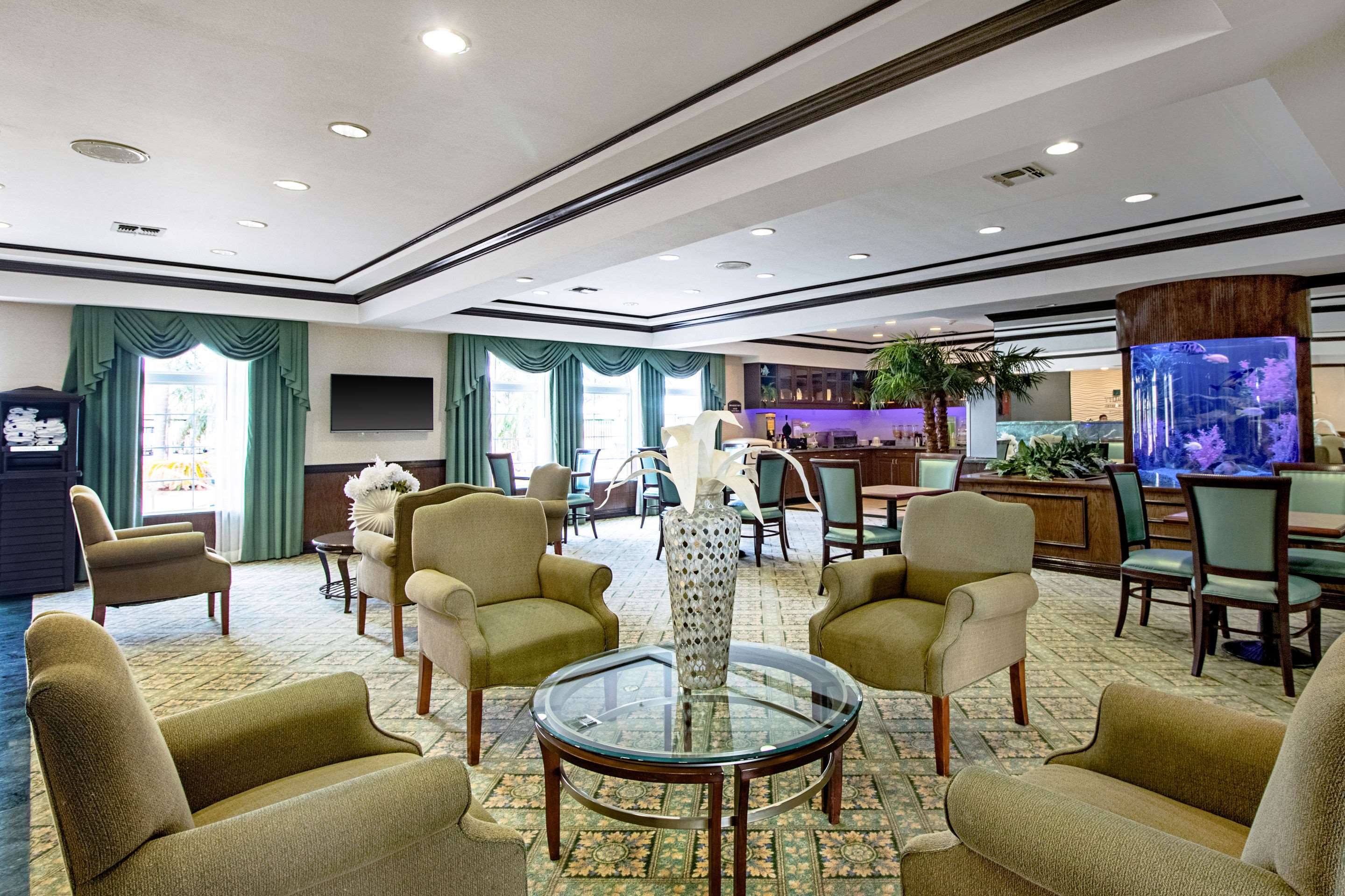 Hotel lobby