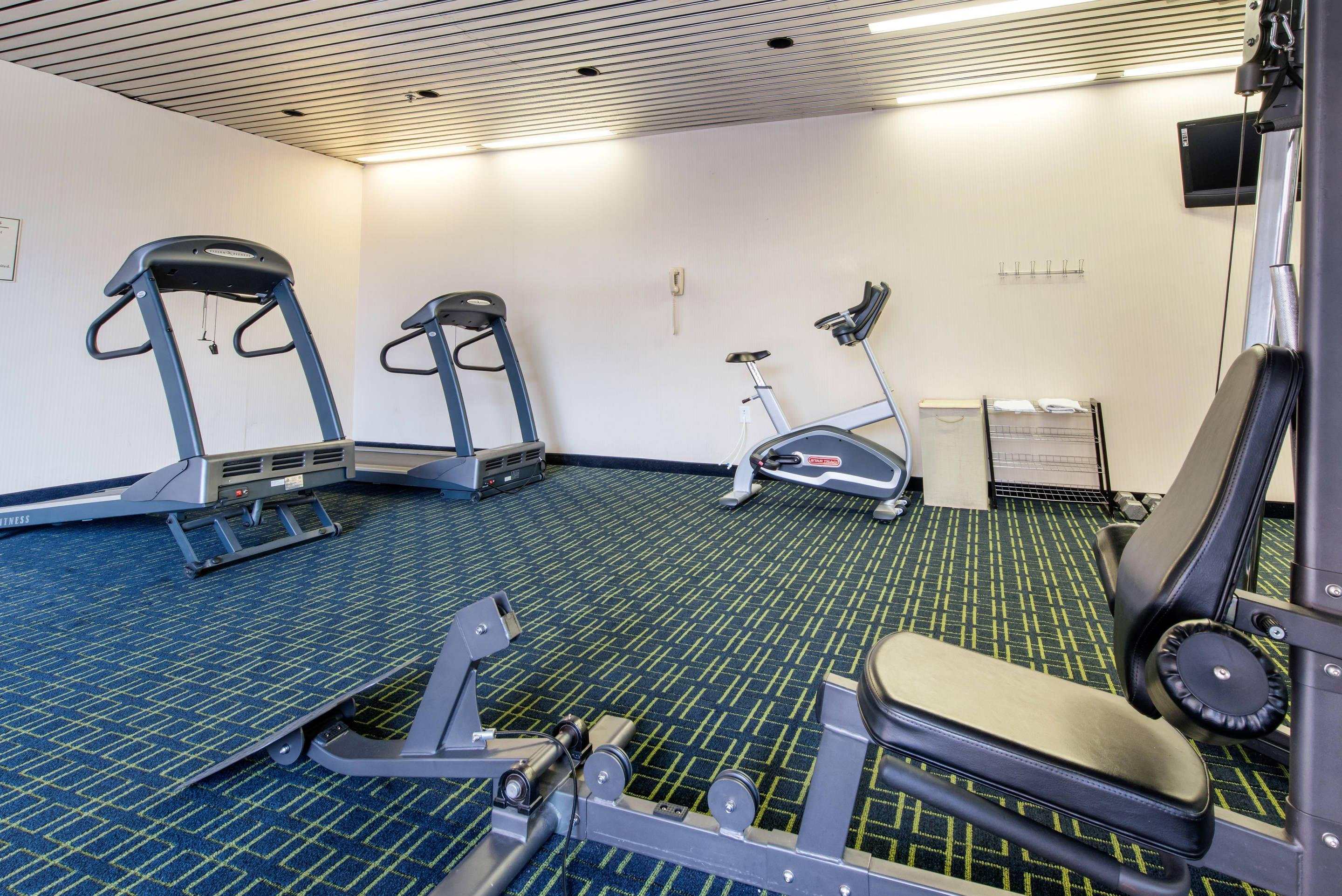 Fitness center | Quality Inn & Suites
