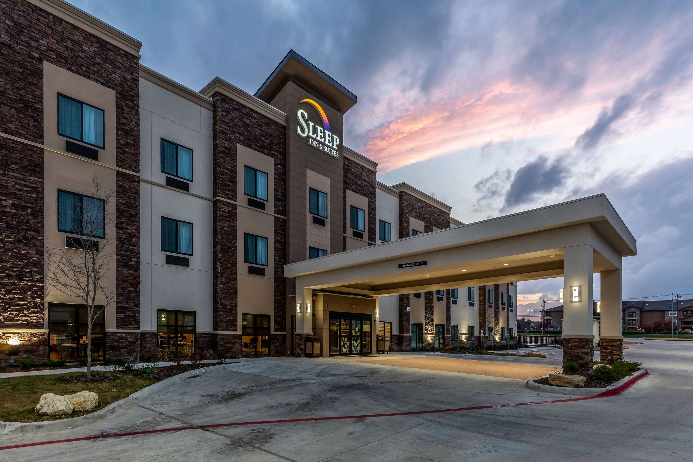 Hotel at night