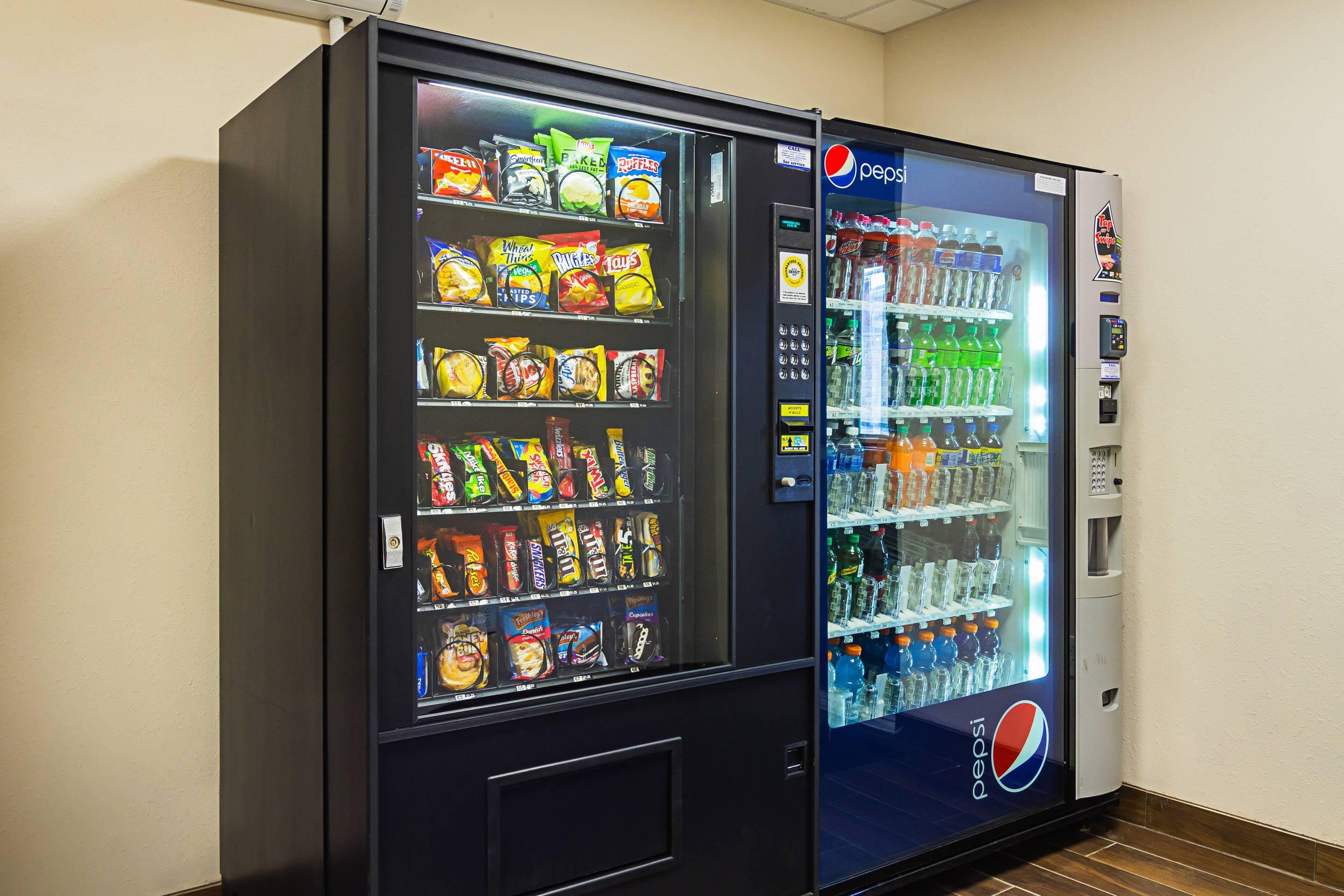 Hotel vending area