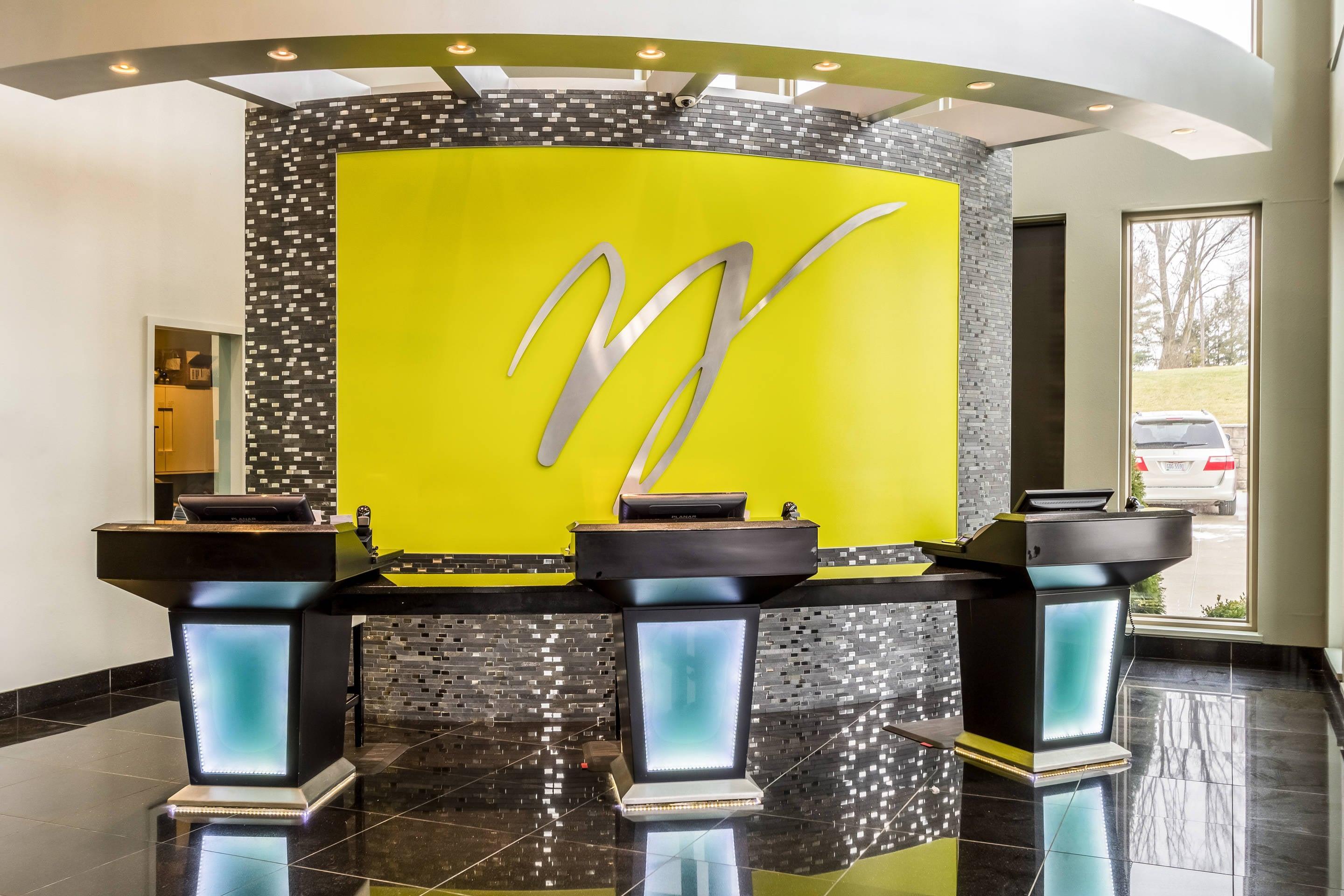 Front desk with friendly staff