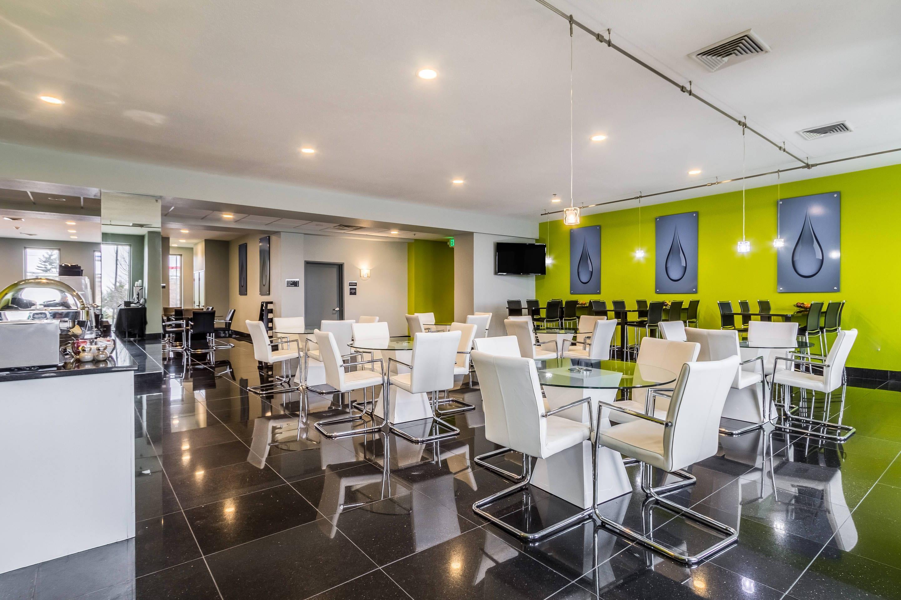 Spacious breakfast area