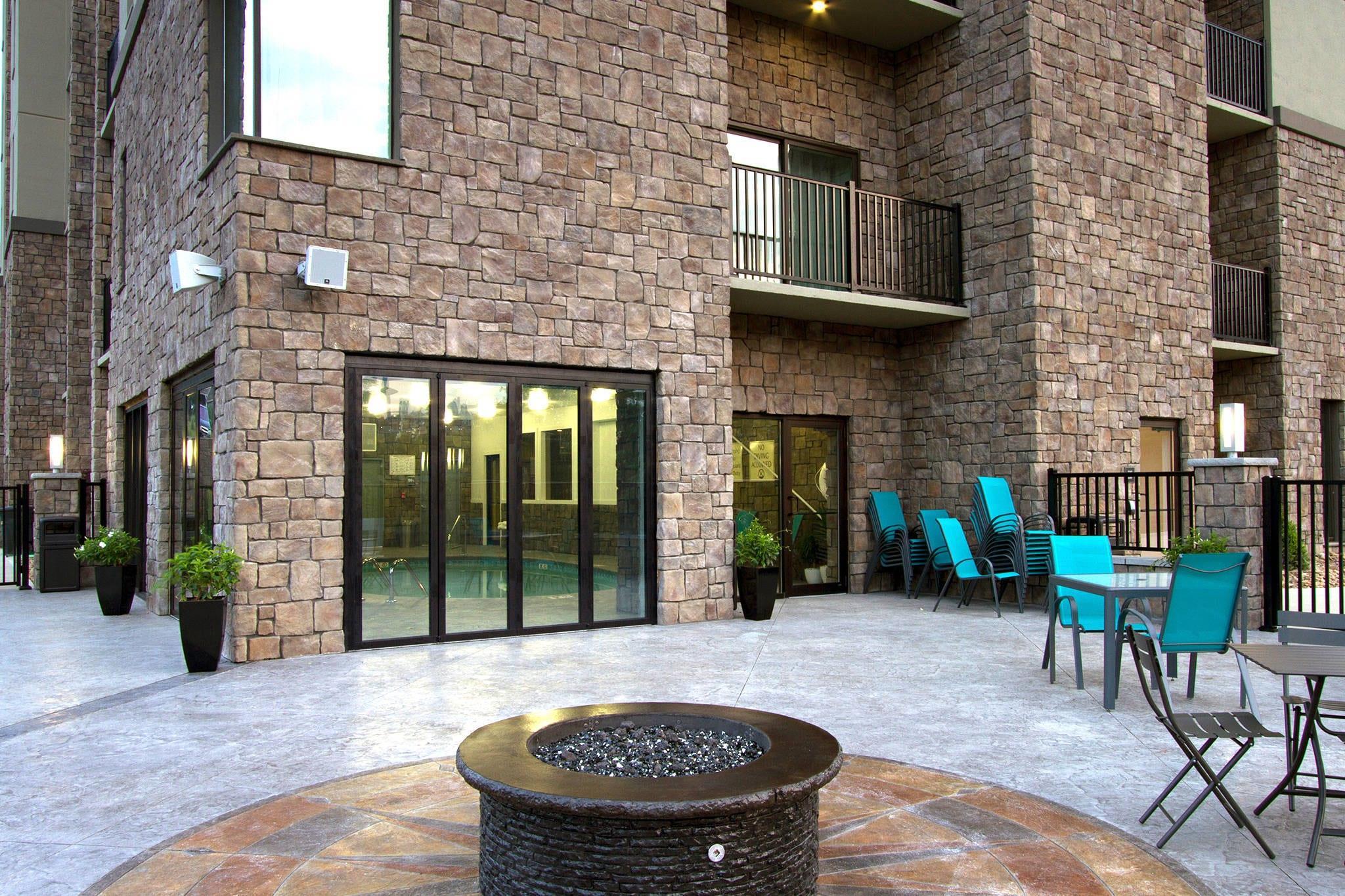 Relax on the hotel patio