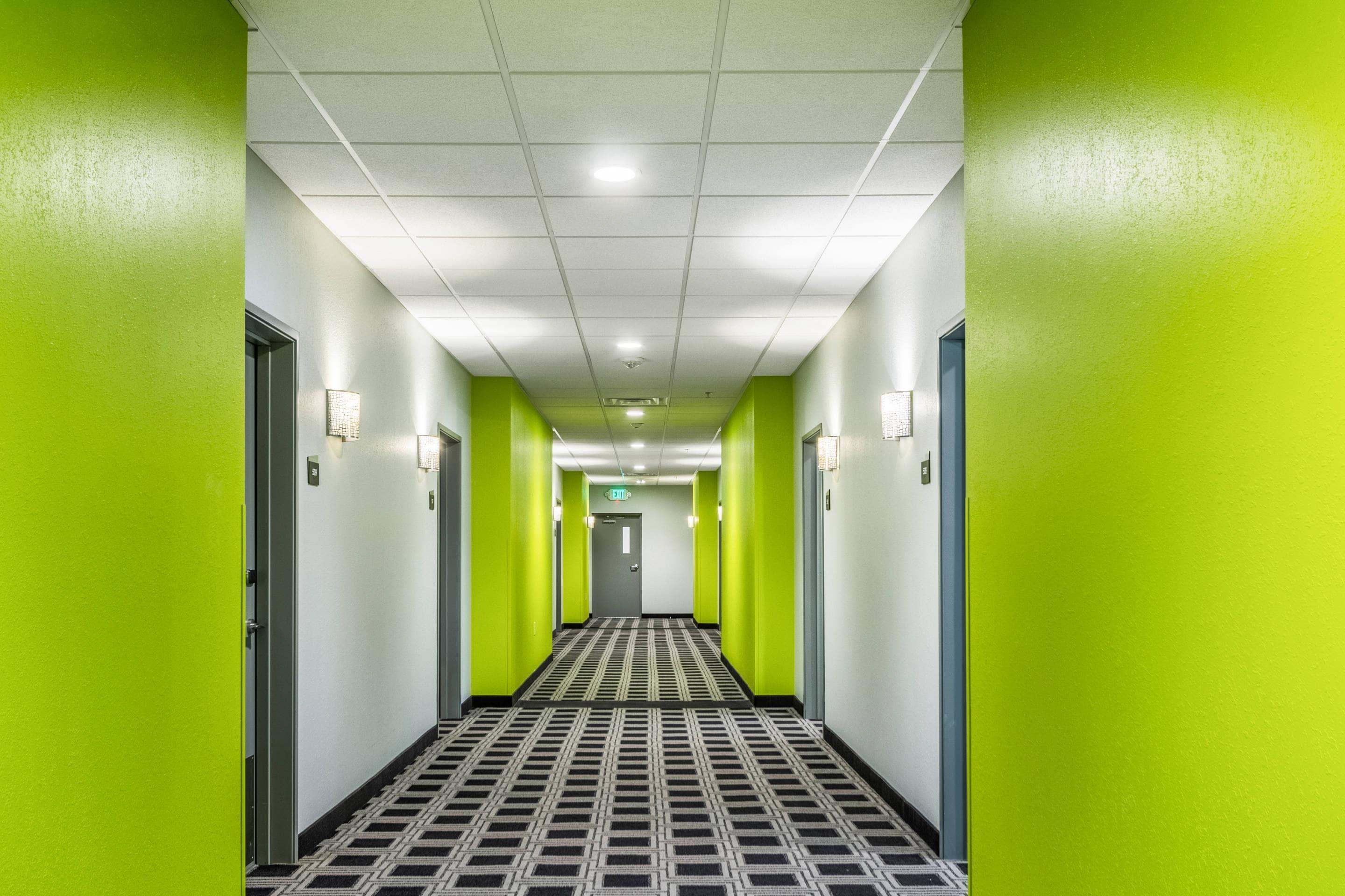 Hotel hallway