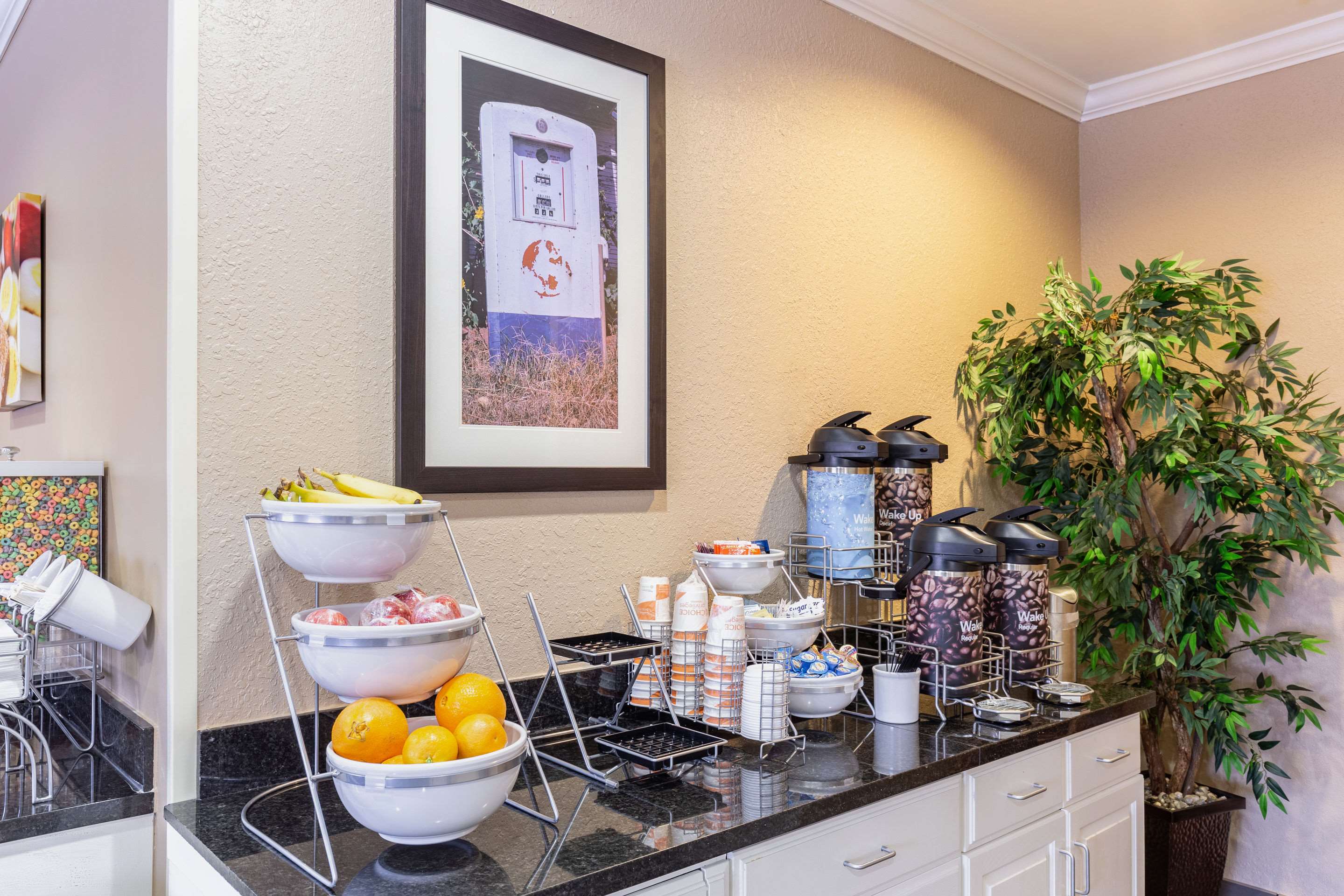 Assorted breakfast items | Comfort Inn South Tulsa - Woodland Hills