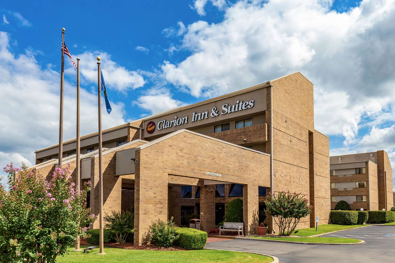 Exterior view - Clarion Inn & Suites Central Tulsa. 