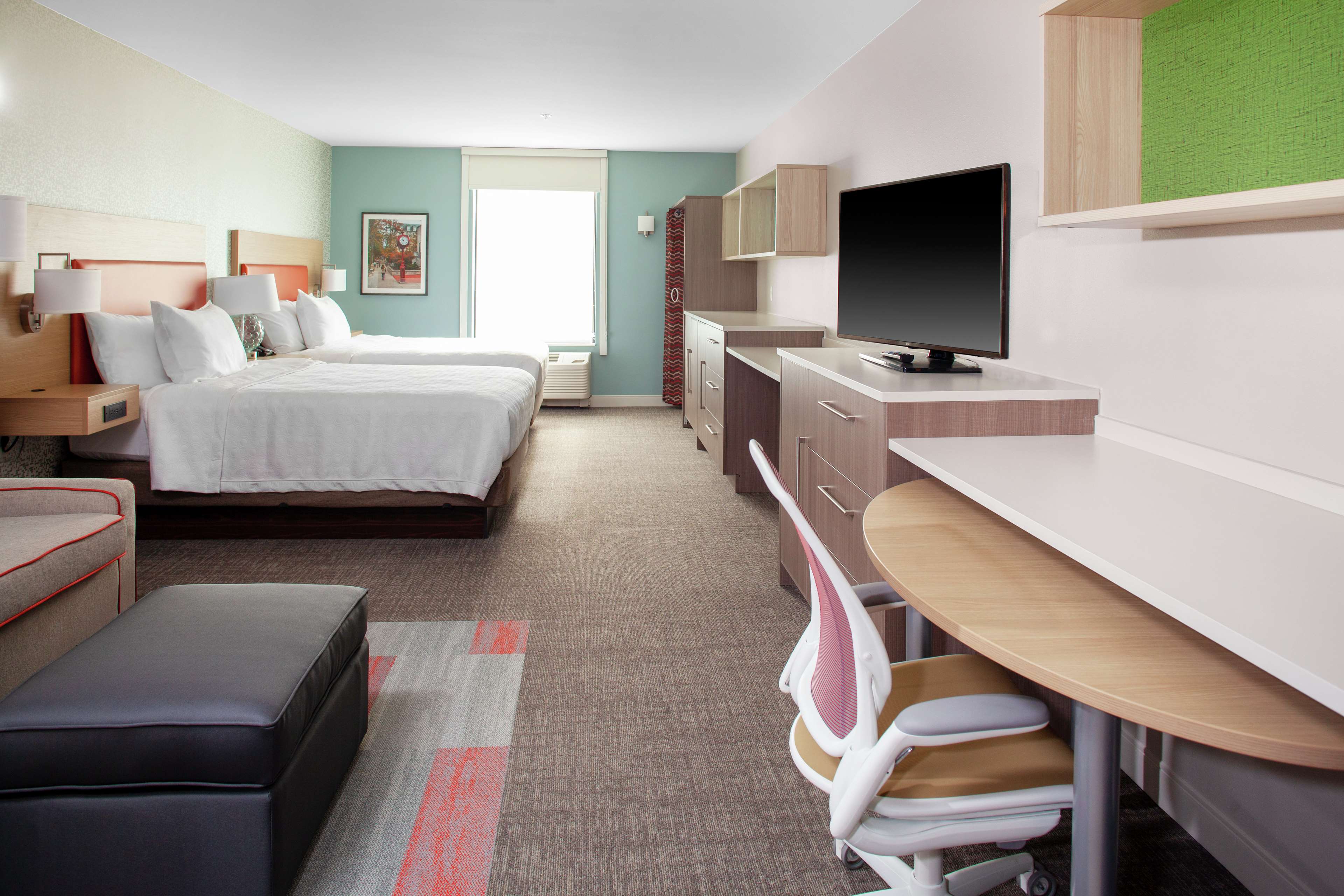 Home2 Suites by Hilton Bloomington, IN Room Type - 2QN HEARING ACC STUDIO NS