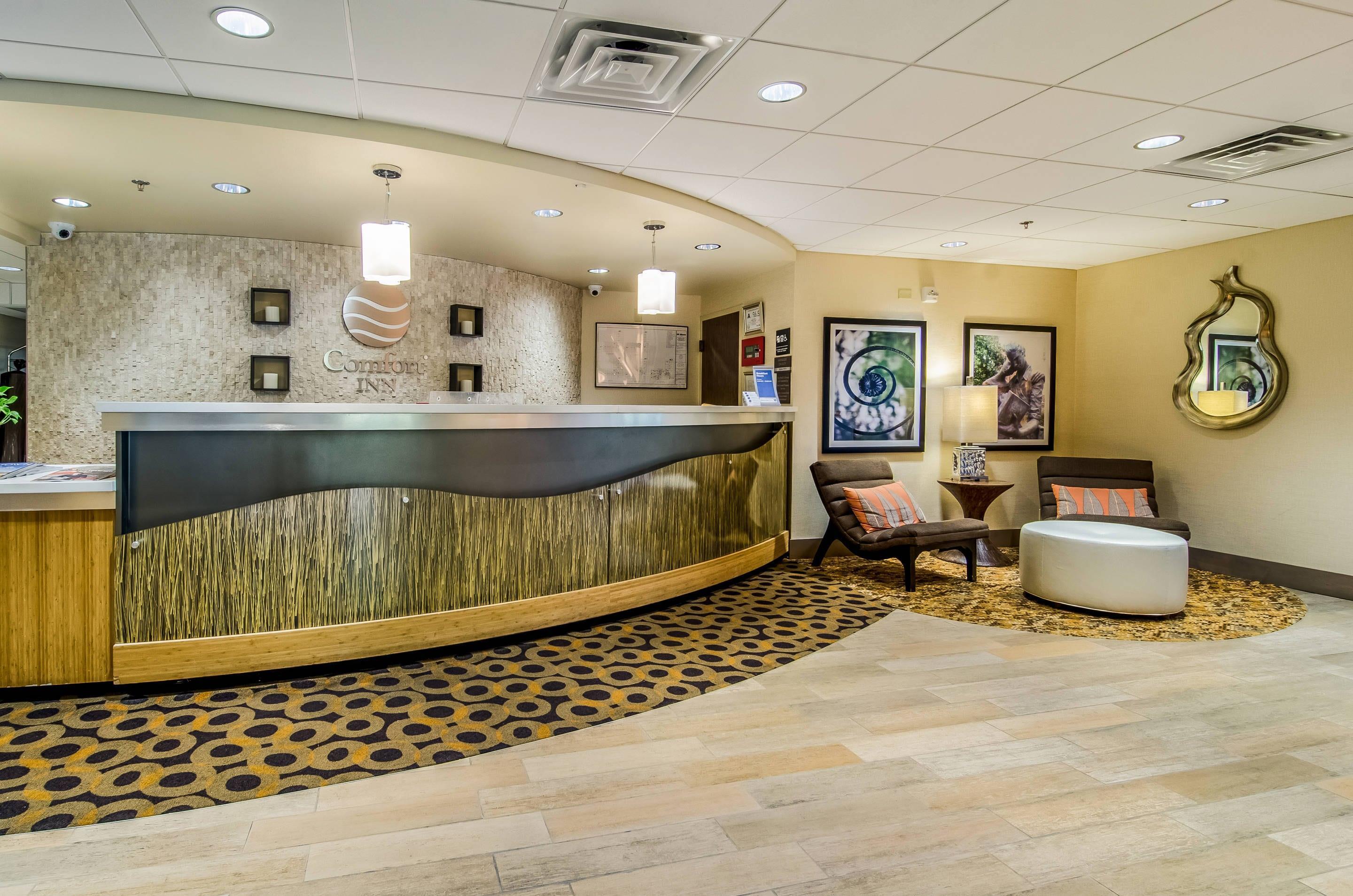 Front desk with friendly staff