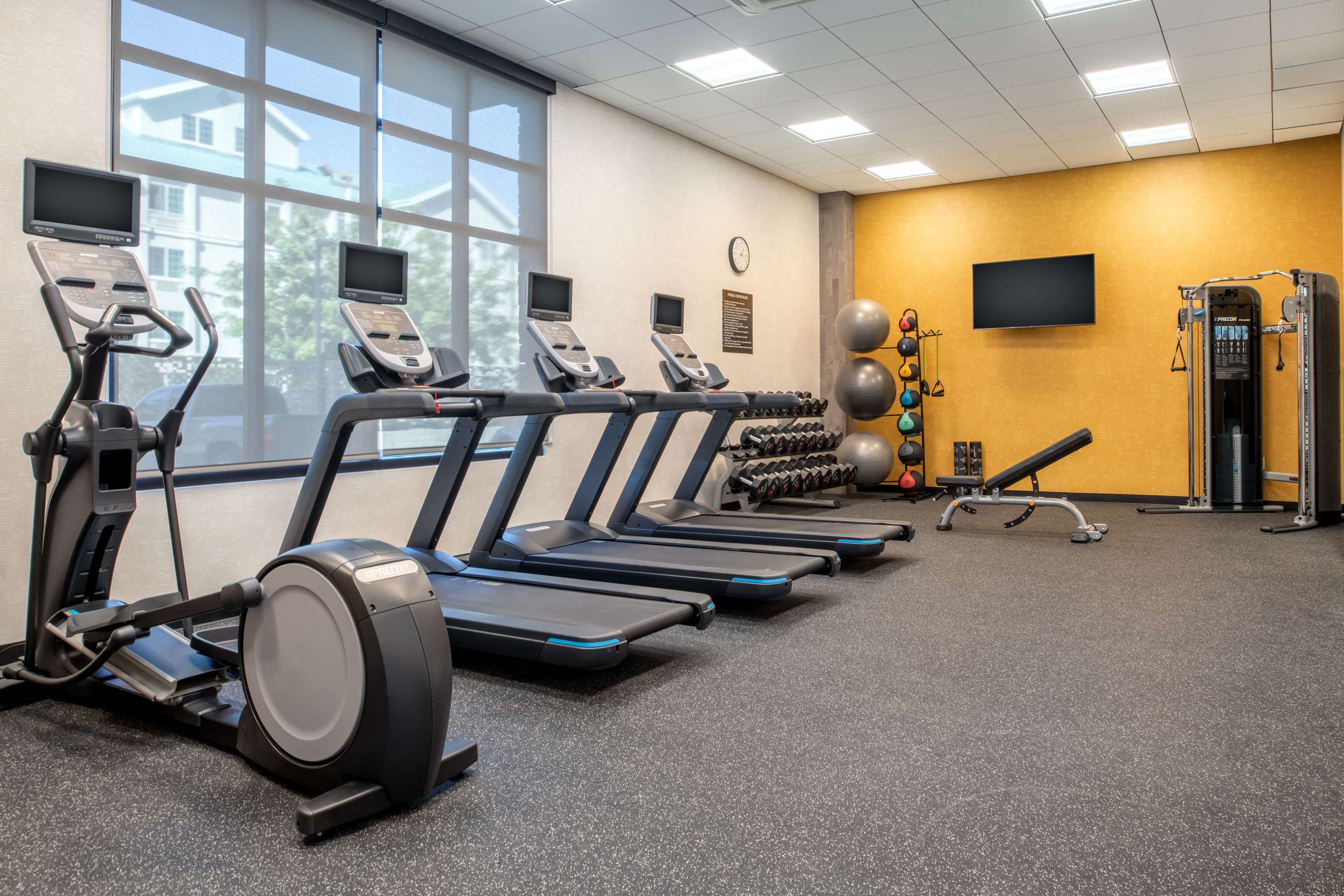 Health club fitness center gym