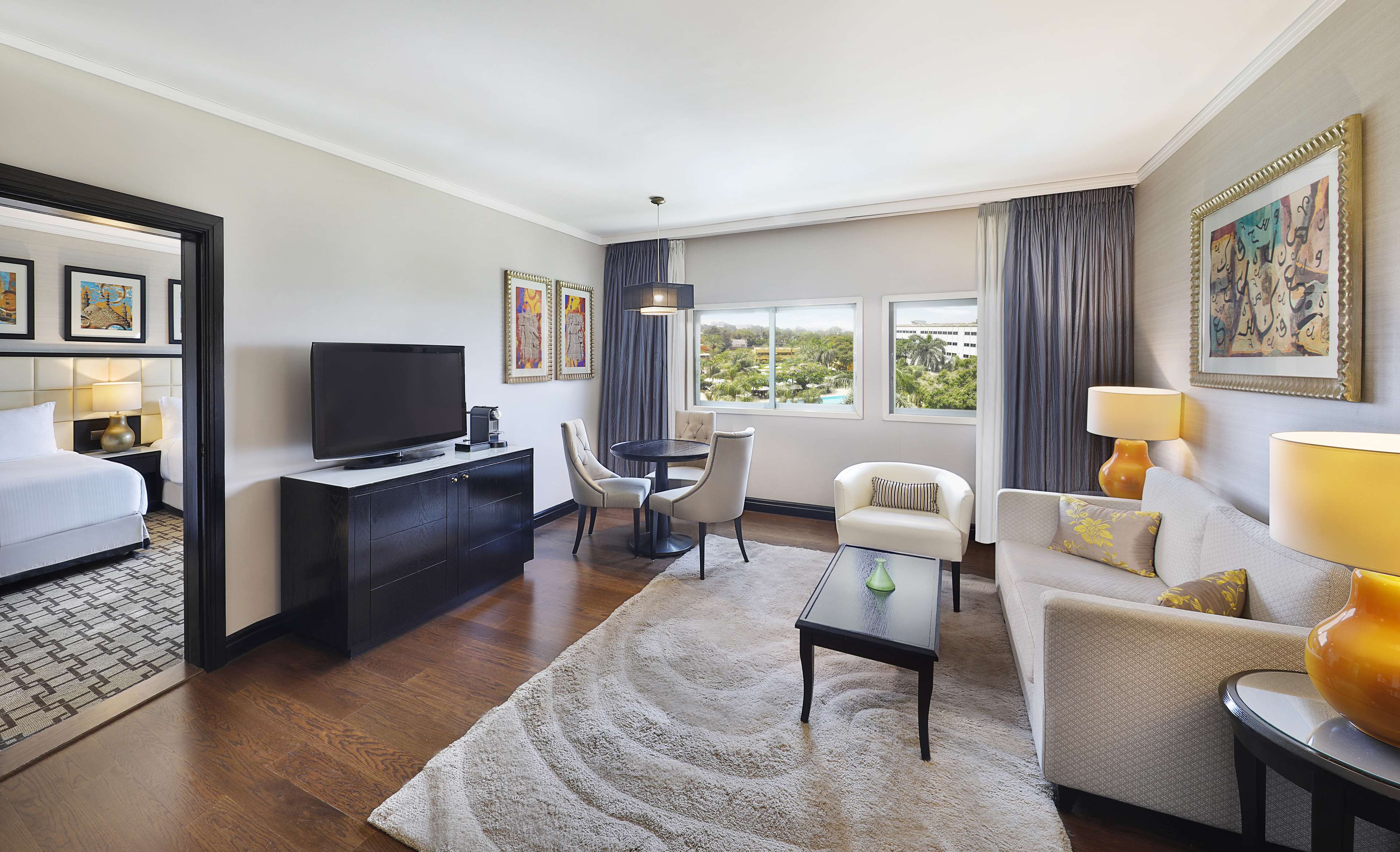 Hilton Cairo Heliopolis Room Type - TWIN 1-BEDRM STE POOL VIEW