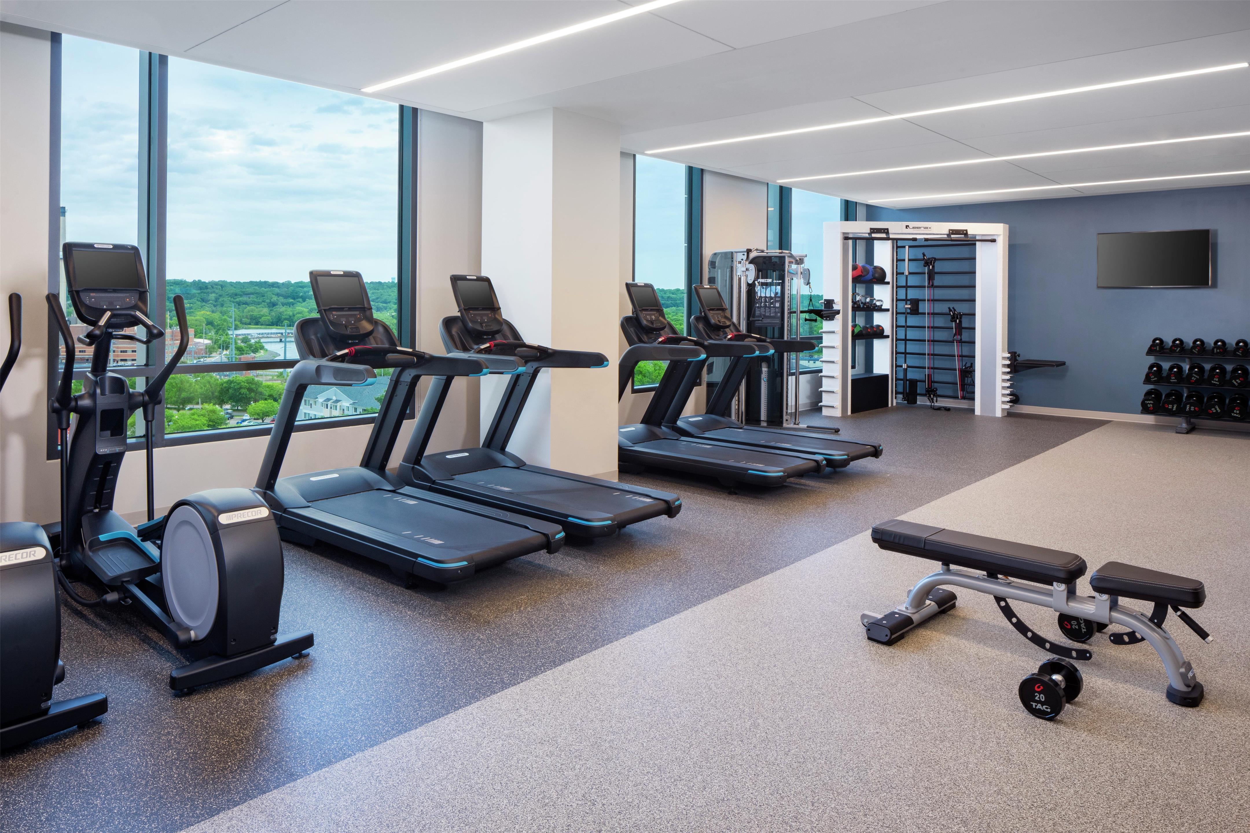 Health club fitness center gym | Hilton Rochester Mayo Clinic Area