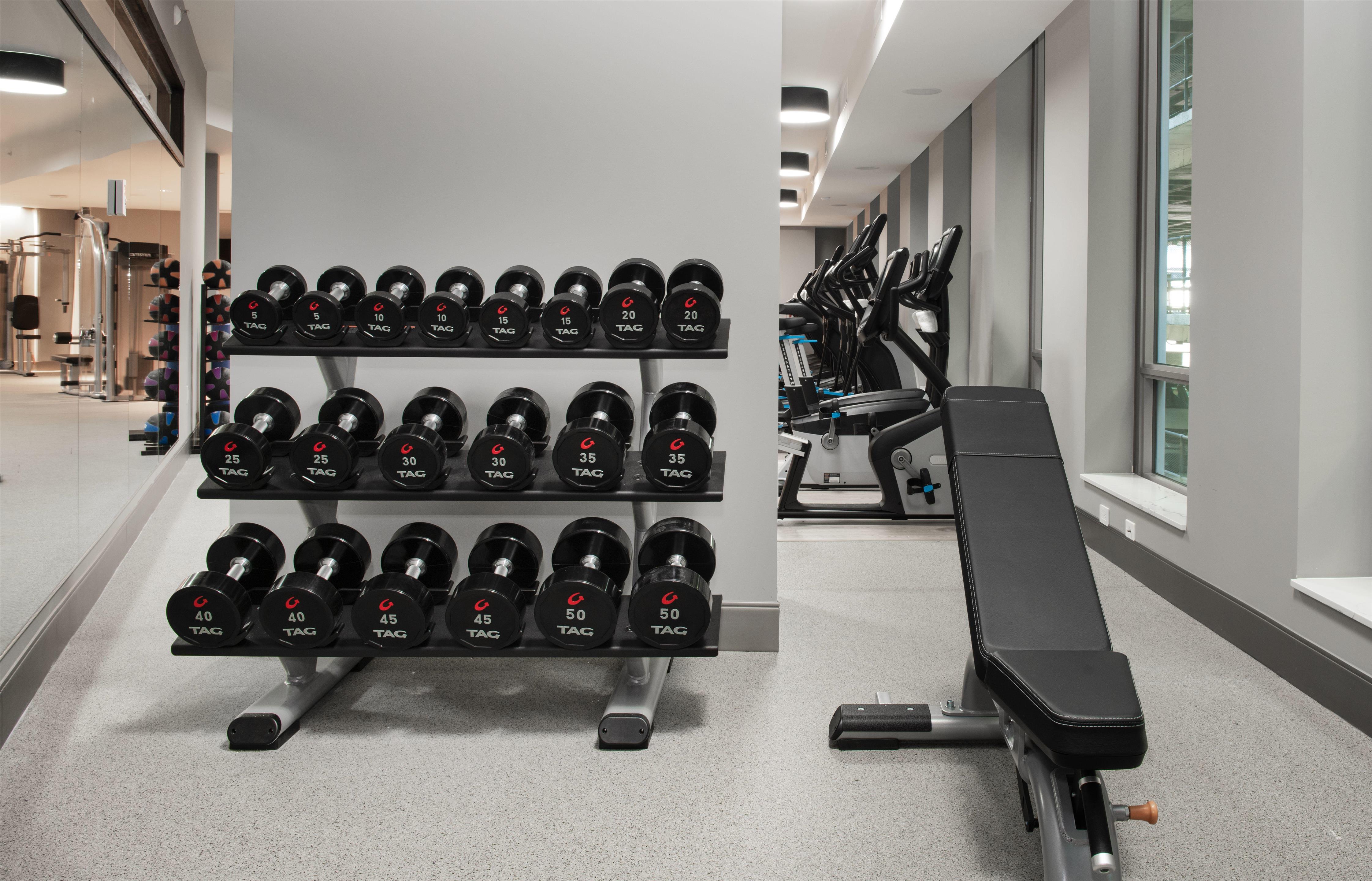 Health club fitness center gym | The Charter Hotel Seattle, Curio Collection by Hilton