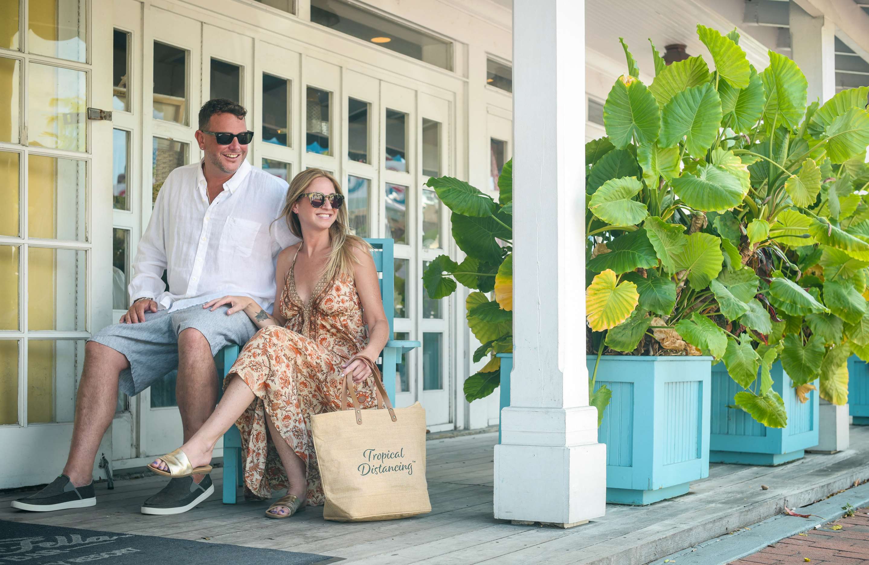 People watching on the porch | Ocean Key Resort - A Noble House Resort