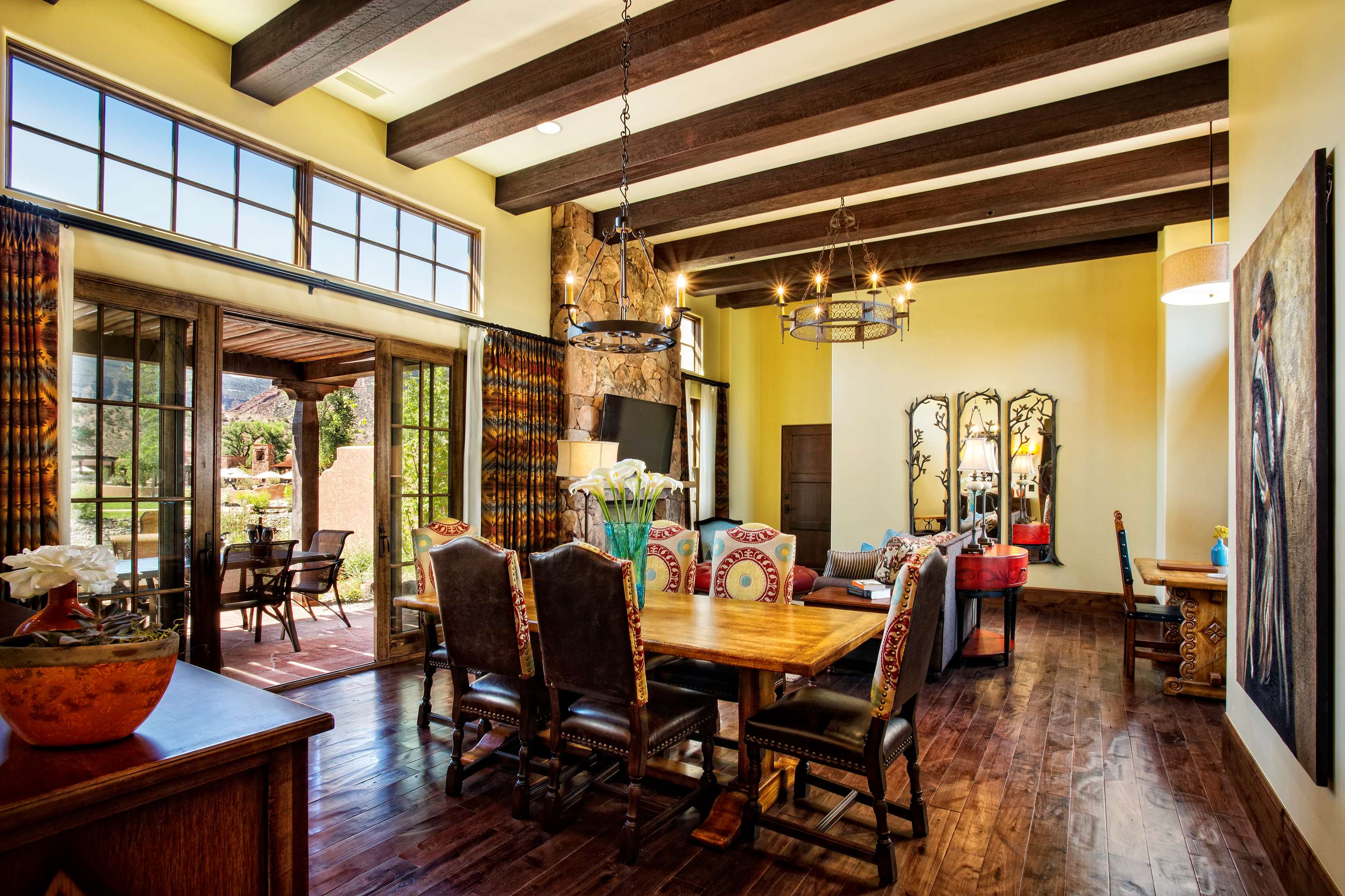 Hacienda Casita and Two Bedroom Unaweep Casita Dining Room