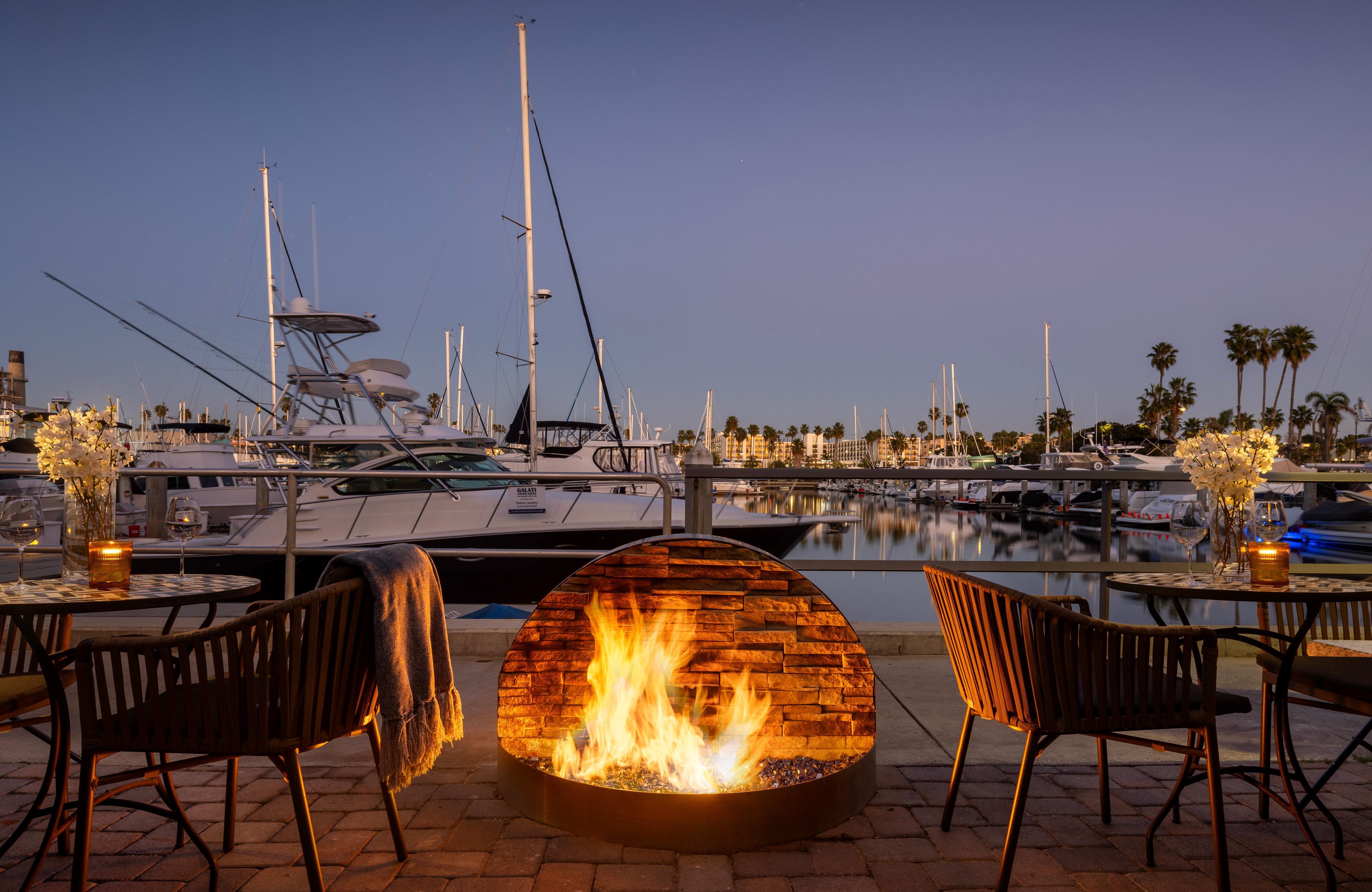 Firepit | The Portofino Hotel & Marina, a Noble House Hotel