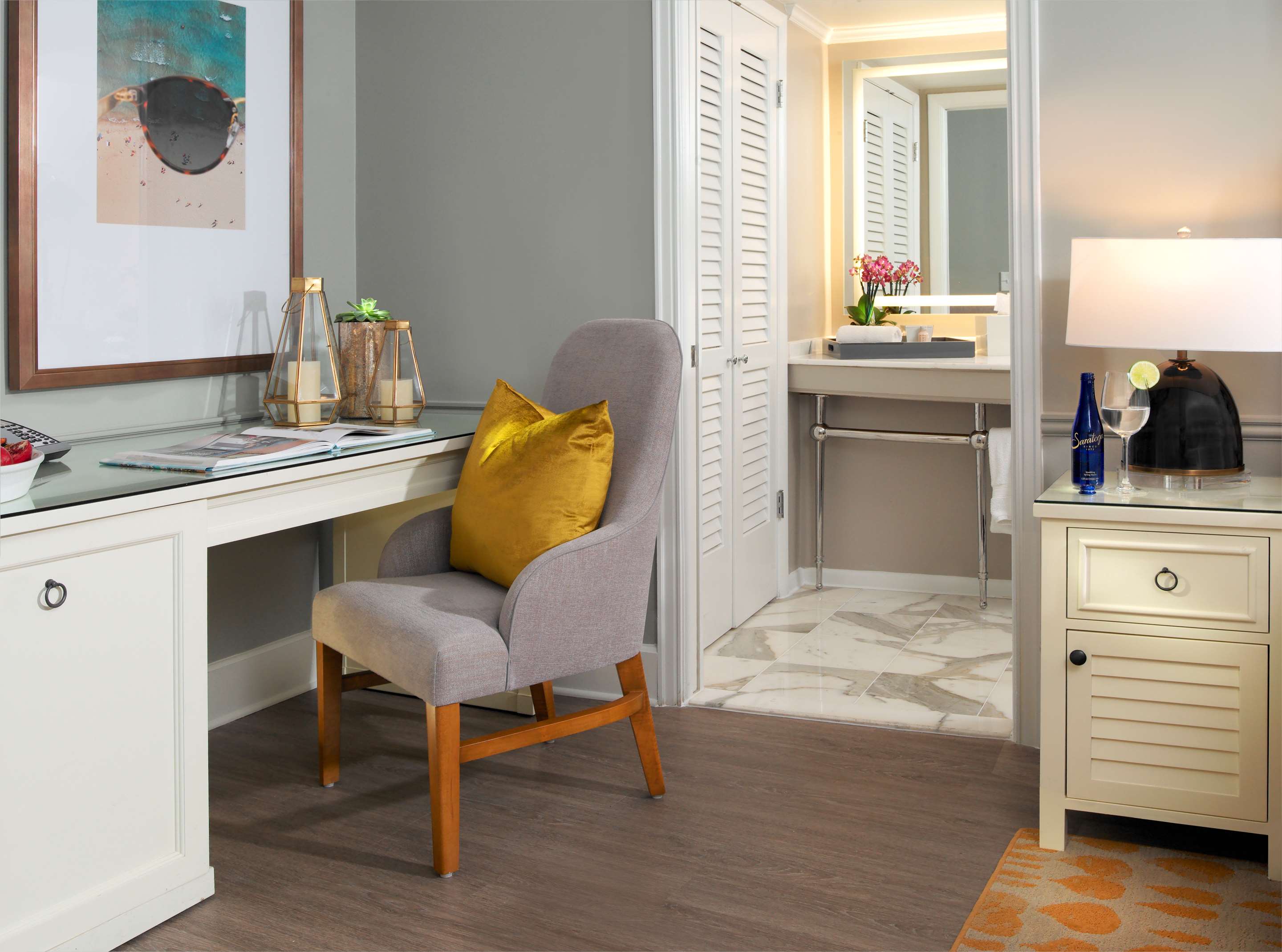 Gulf tower guest room layout