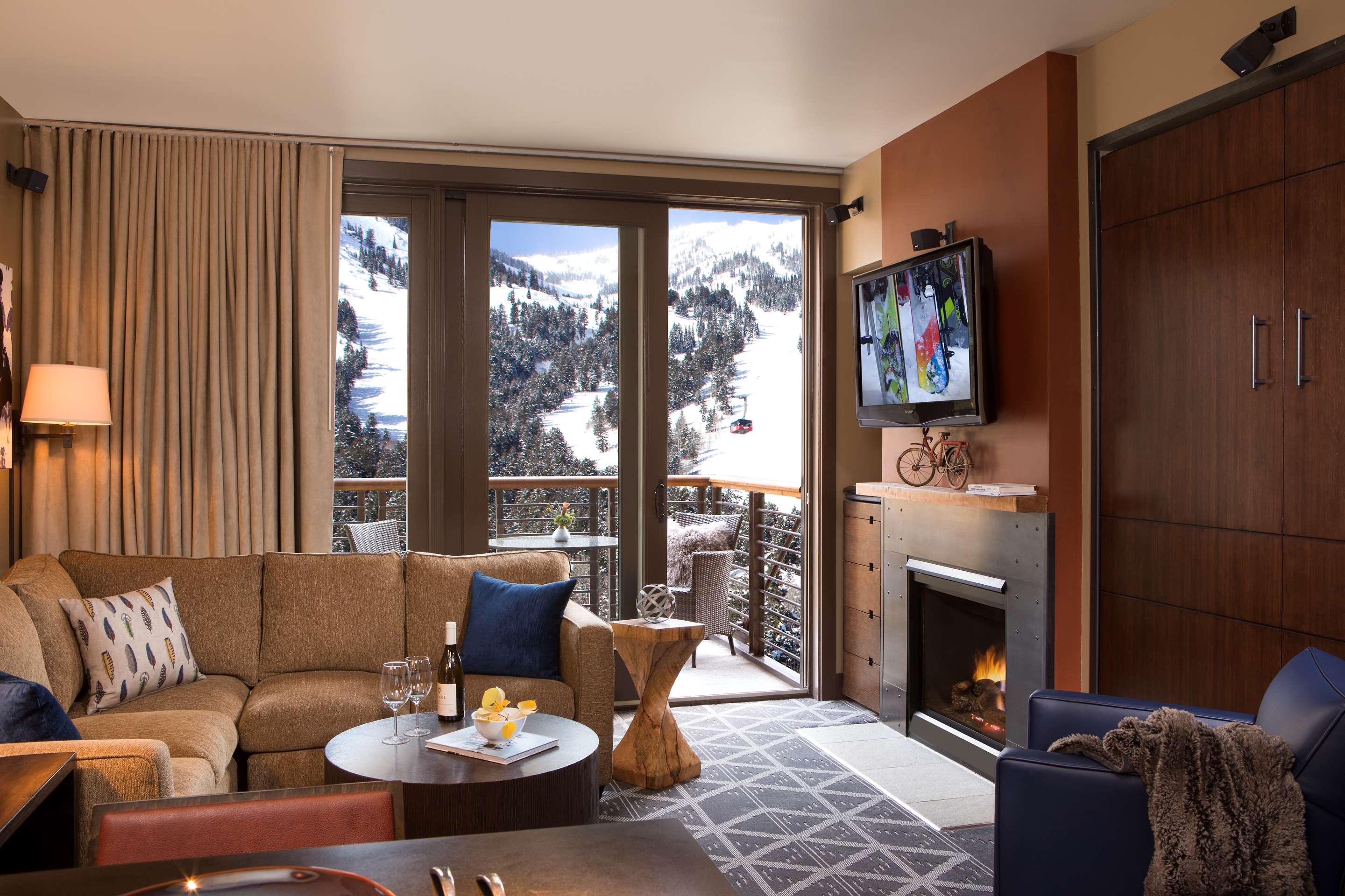 Hotel Terra Living Room One Bedroom Suite
