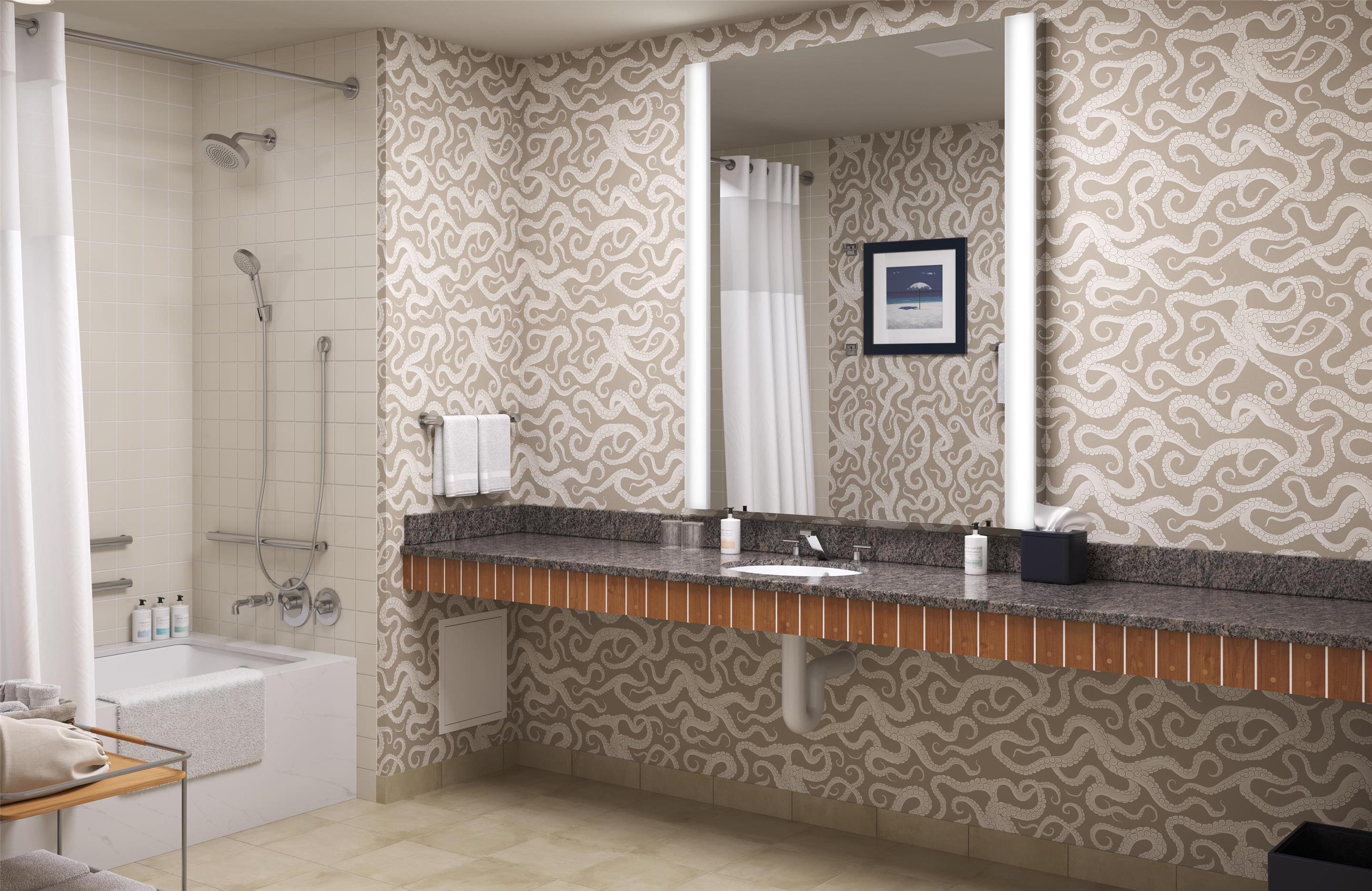 Mobility Accessible Bay View Room Bathroom