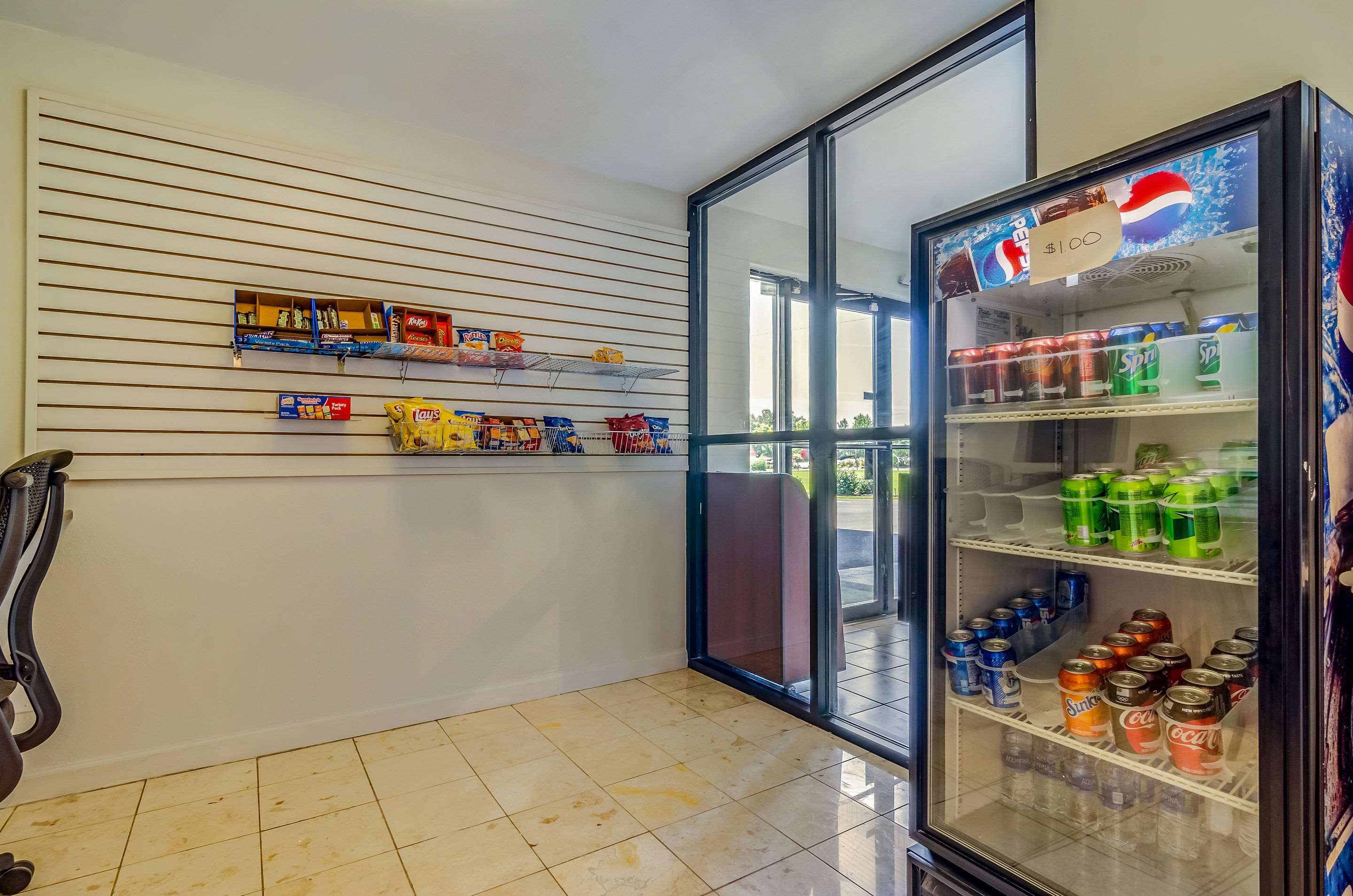 Hotel vending area