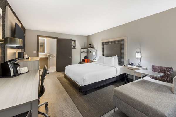 Accessible - 1 Queen, Mobility Accessible, Walk In Shower, Microwave And Refrigerator, Wi-Fi, Non-Smoking