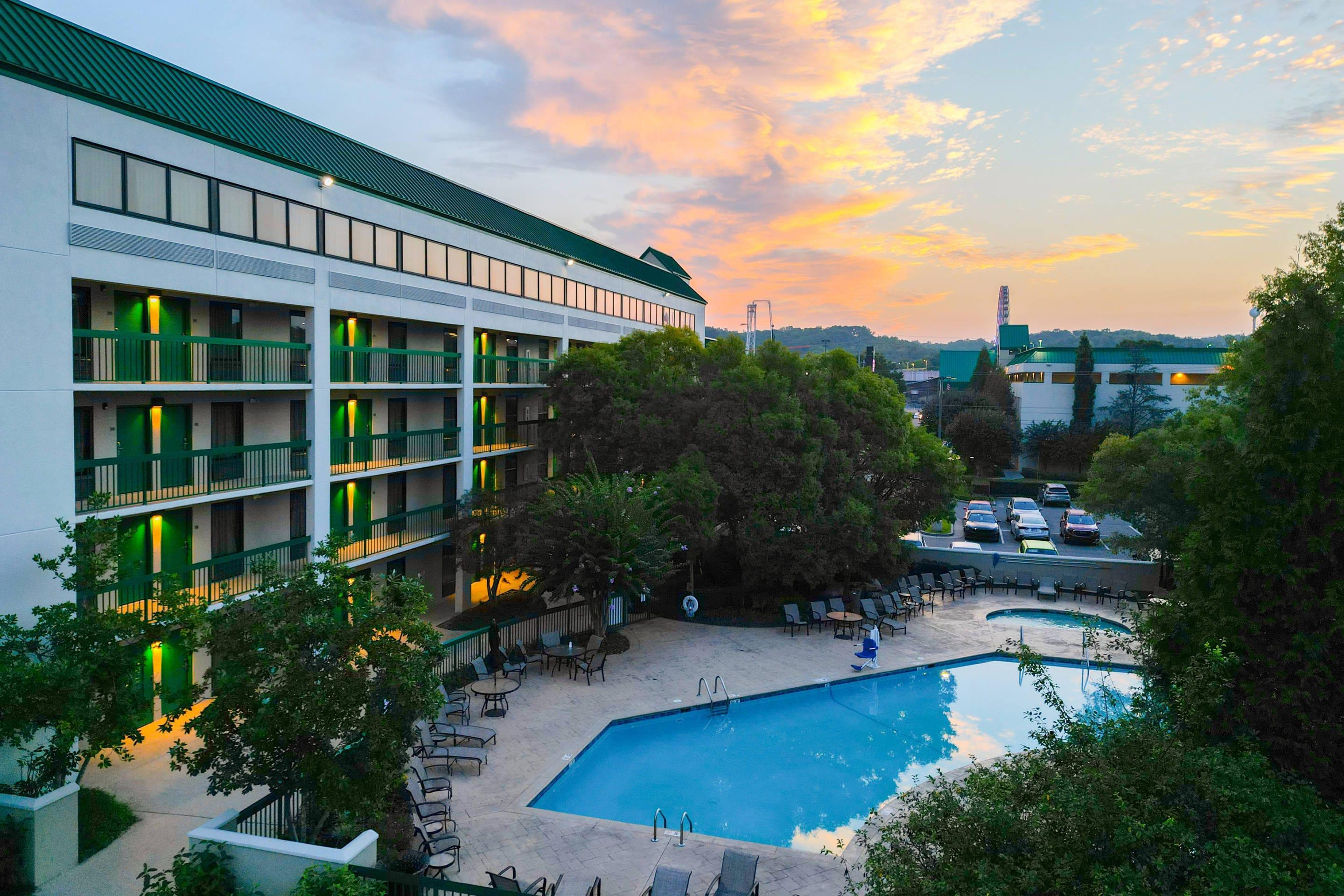 Outdoor pool | Quality Inn Near the Island Pigeon Forge