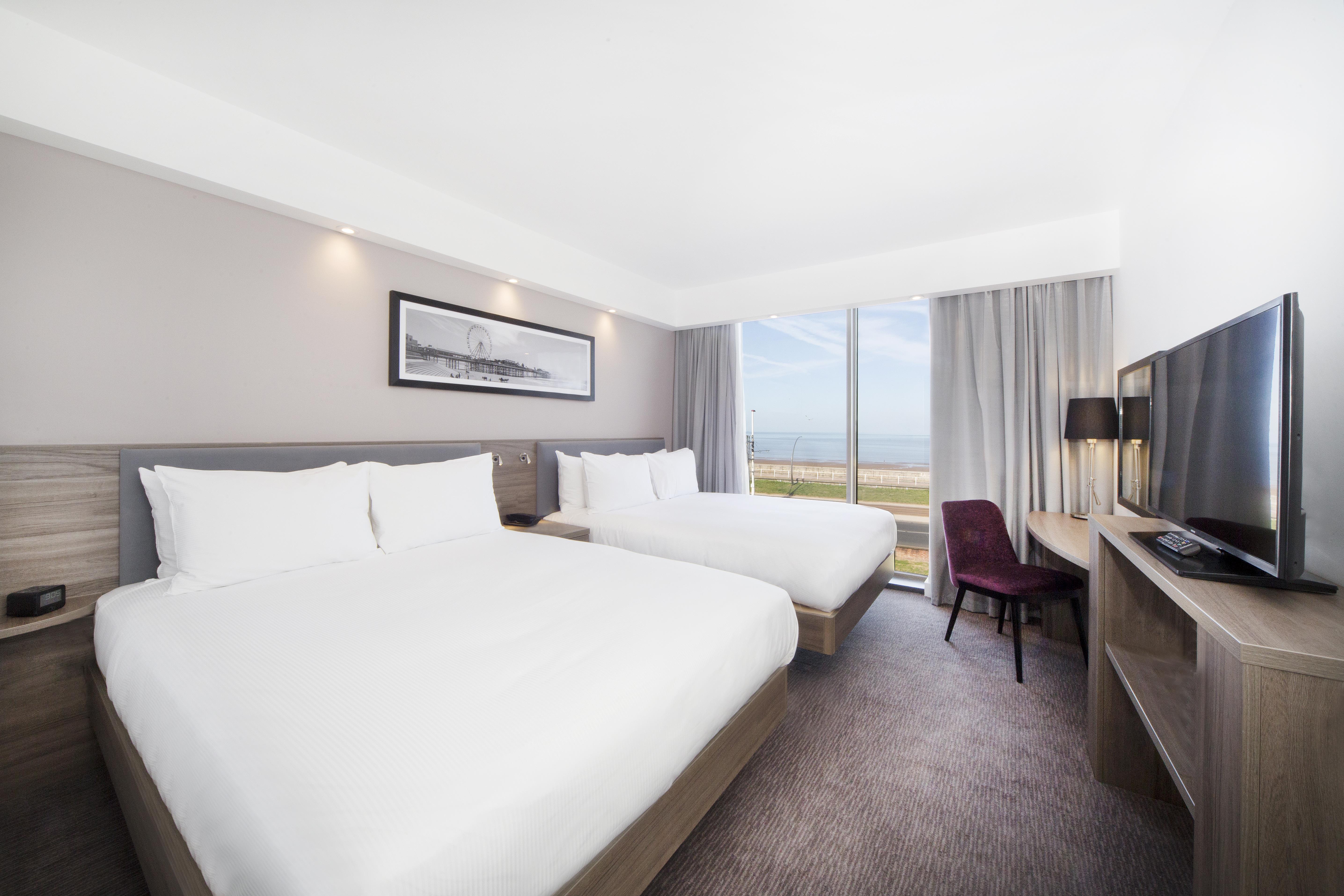 Hampton by Hilton Blackpool Room Type - TWO DOUBLE BEDS NS W VIEW