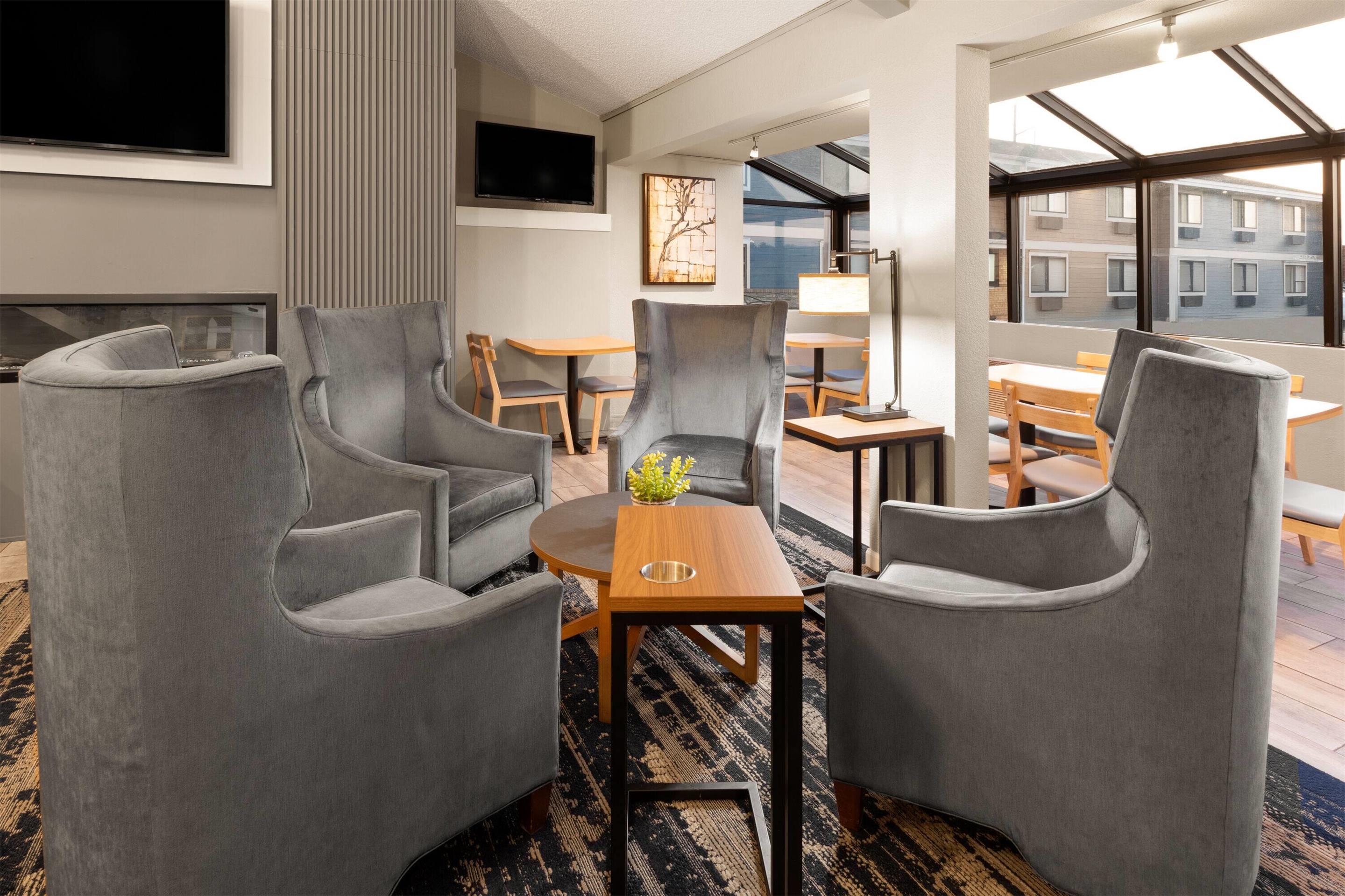 Lobby | AmericInn by Wyndham Chippewa Falls