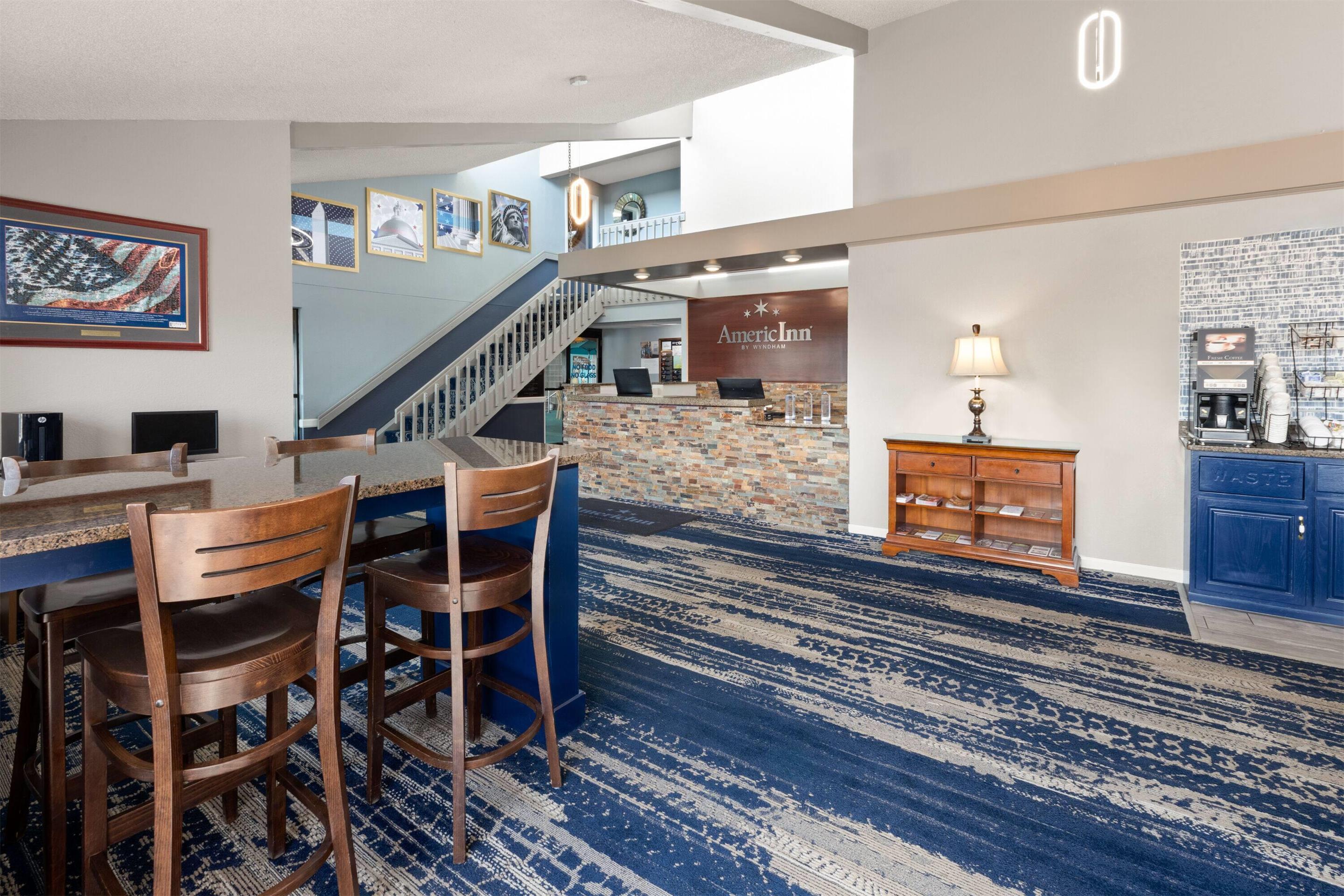 Lobby | AmericInn by Wyndham Chippewa Falls
