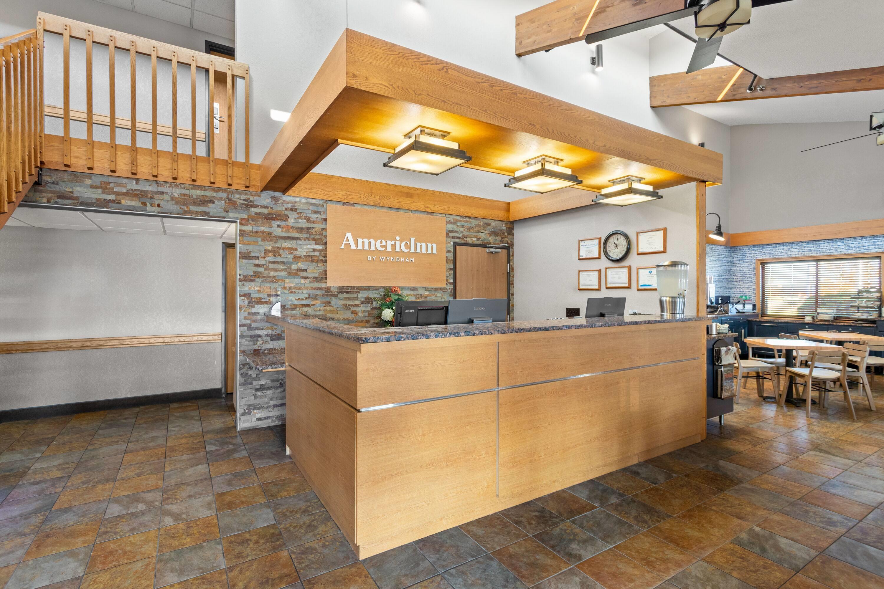 Reception | AmericInn by Wyndham Roseau