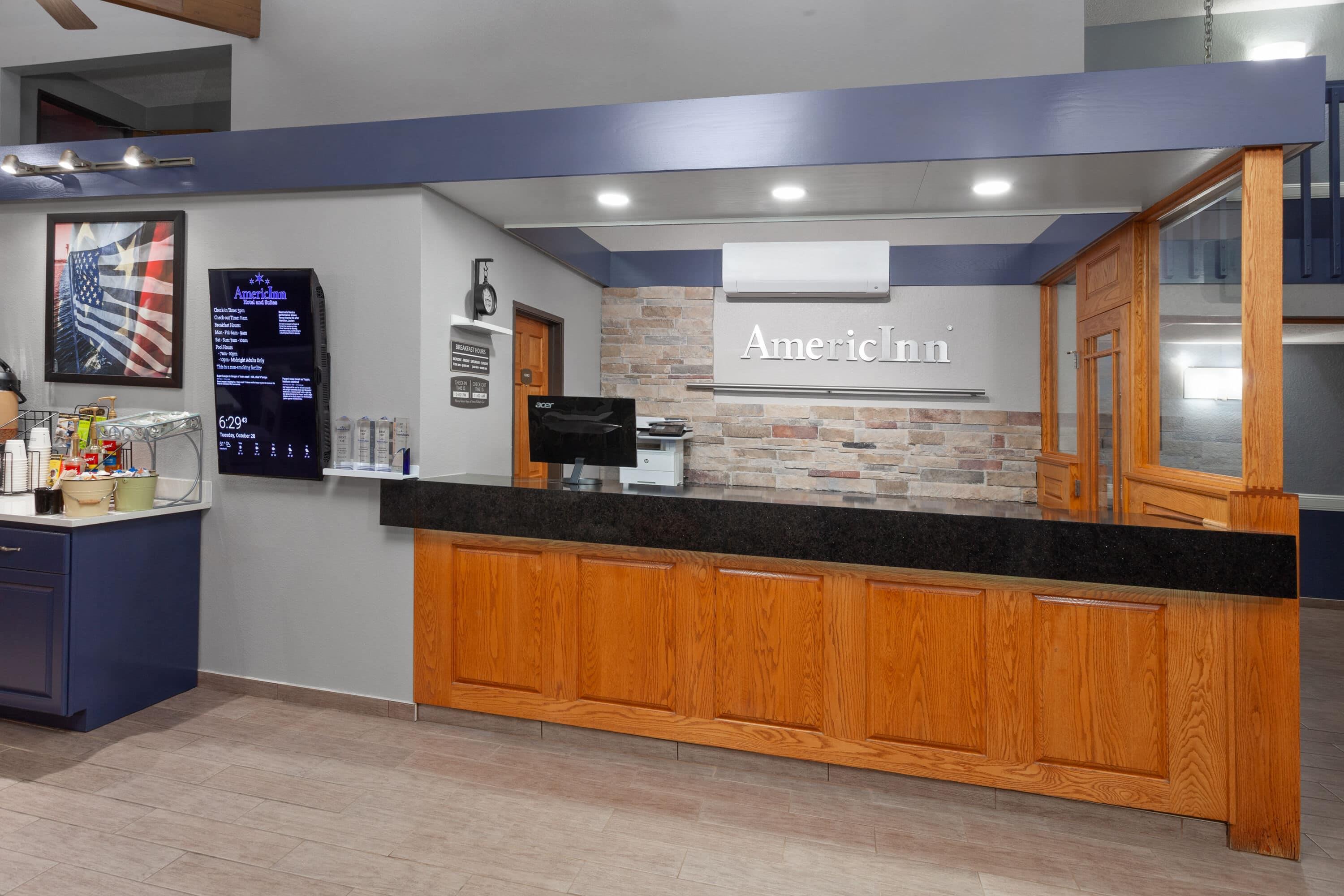 Reception | AmericInn by Wyndham Plymouth