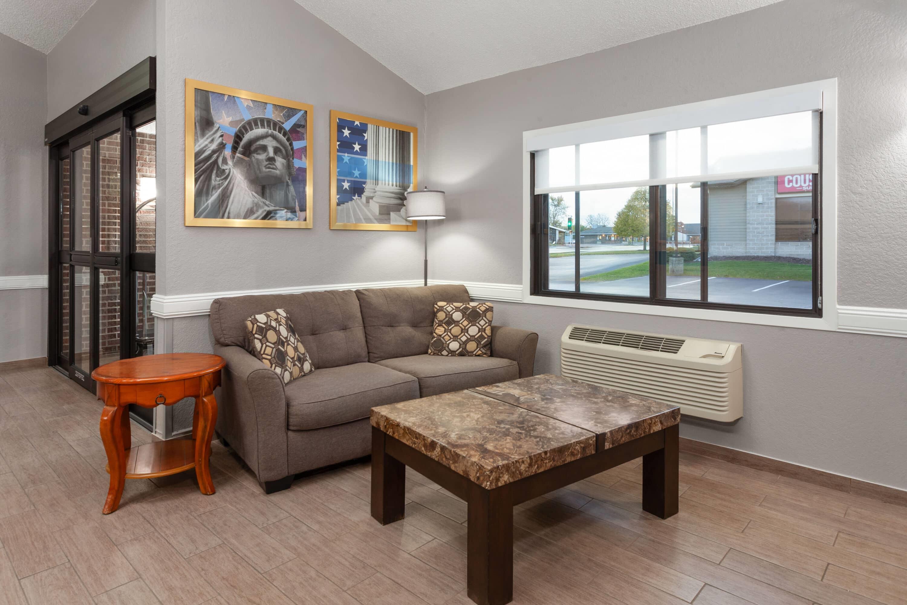Lobby | AmericInn by Wyndham Plymouth