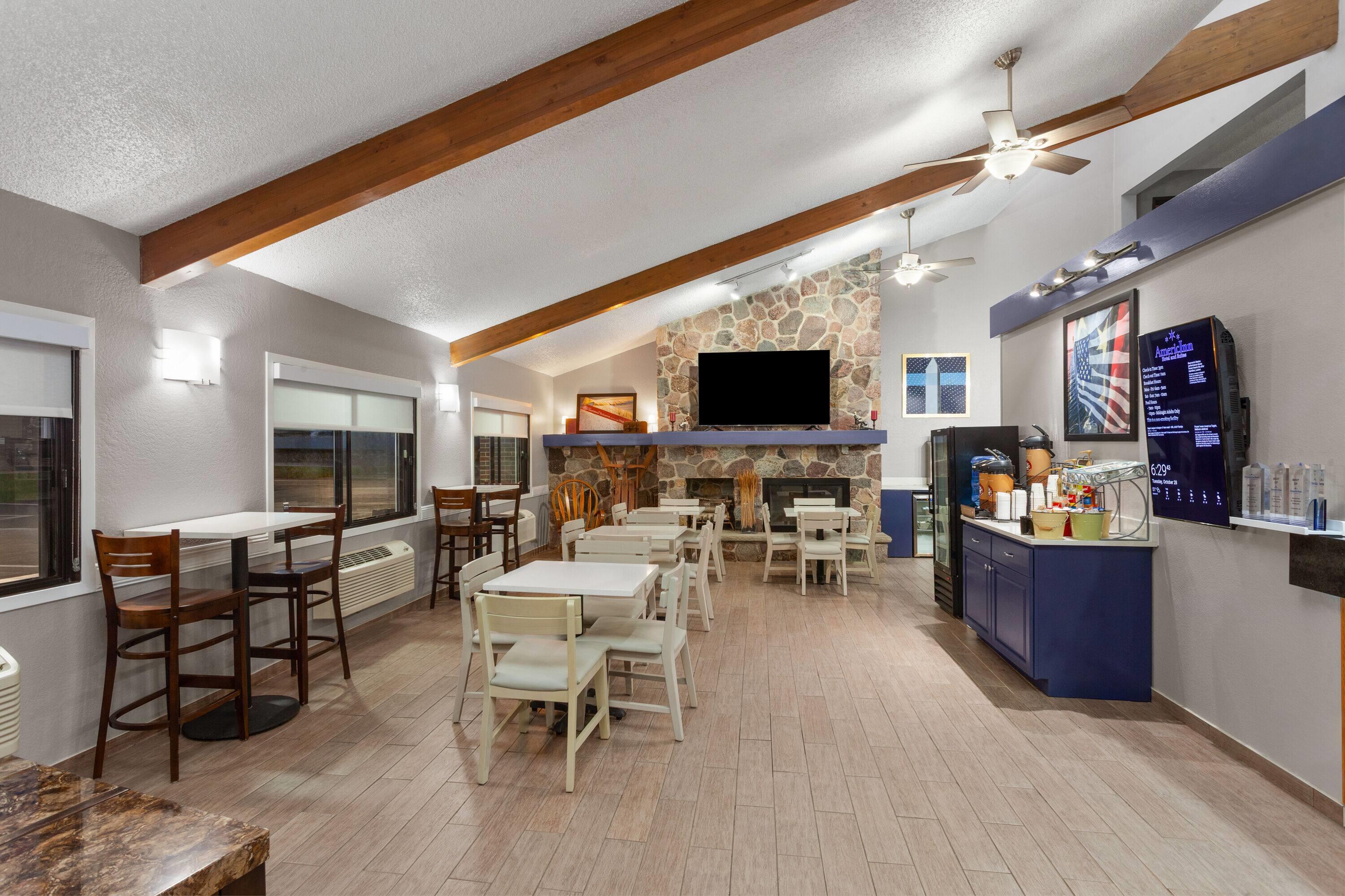 Lobby | AmericInn by Wyndham Plymouth