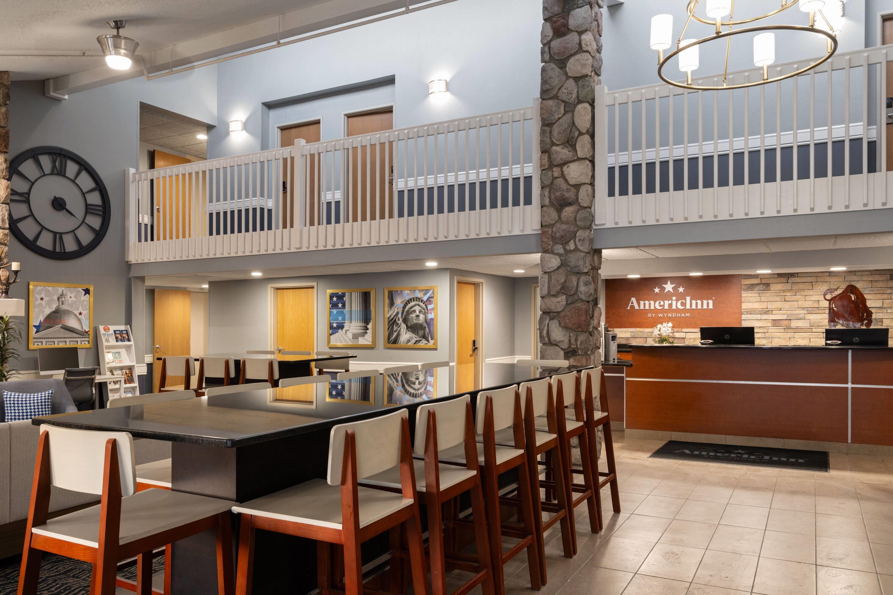 Lobby | AmericInn by Wyndham Grand Forks