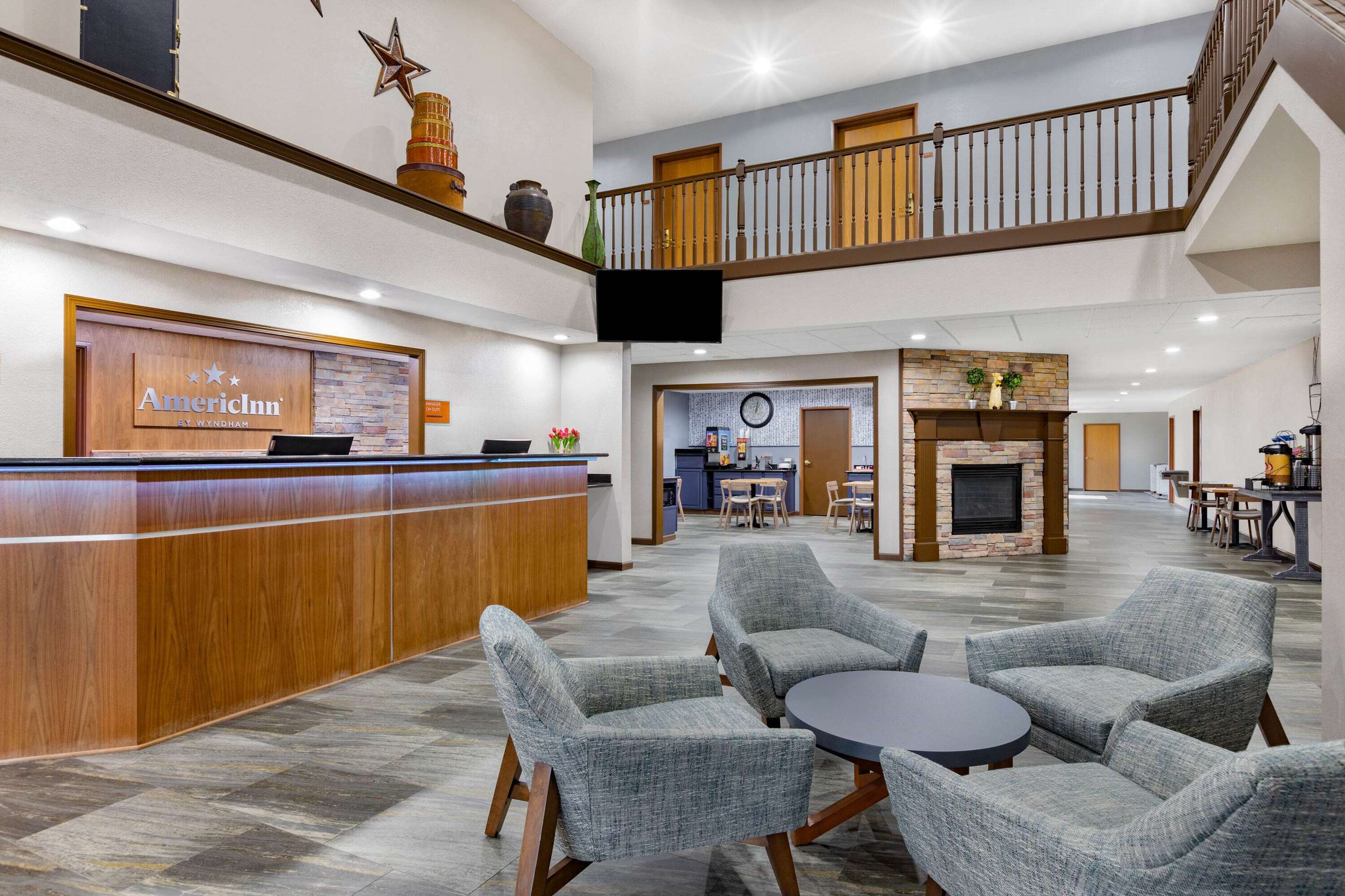 Lobby | AmericInn by Wyndham Pella