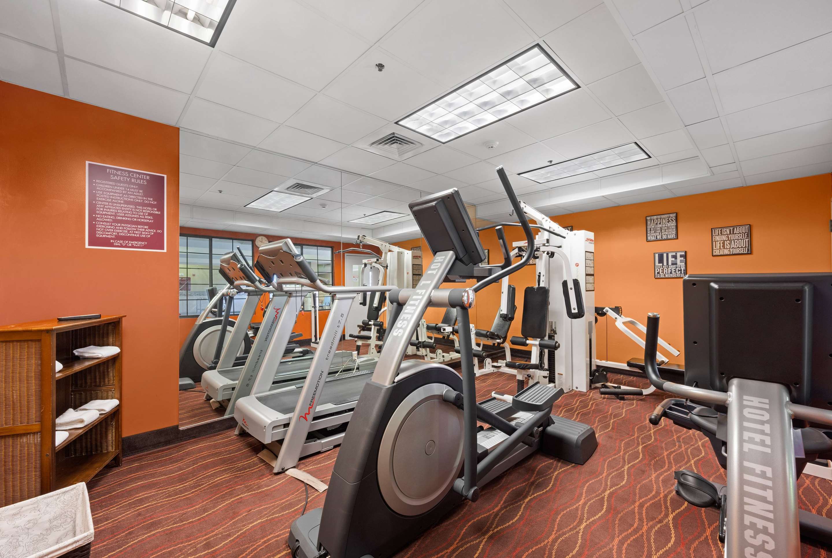 Health club fitness center gym | AmericInn by Wyndham Denver Airport