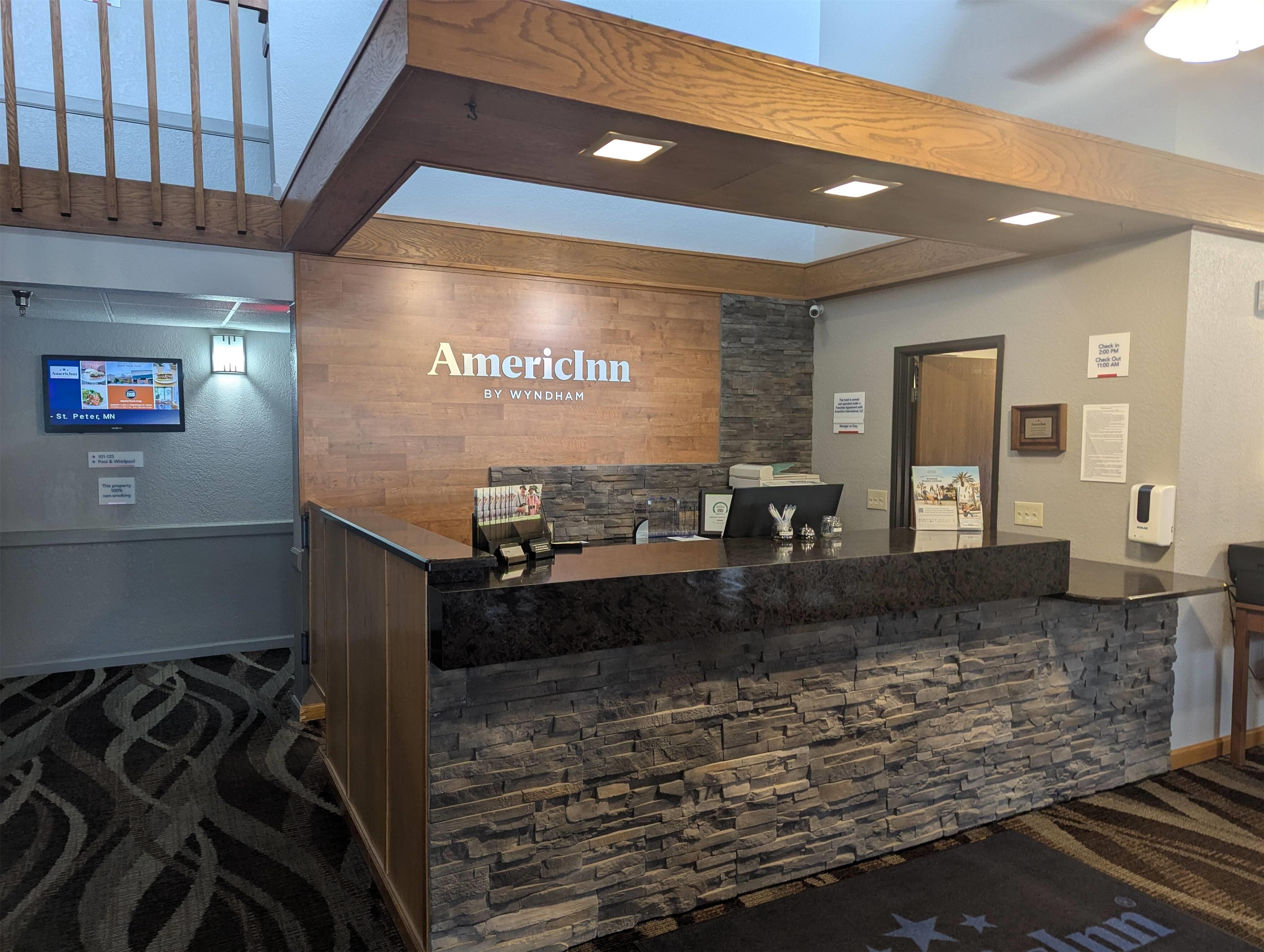 Lobby | AmericInn by Wyndham St. Peter