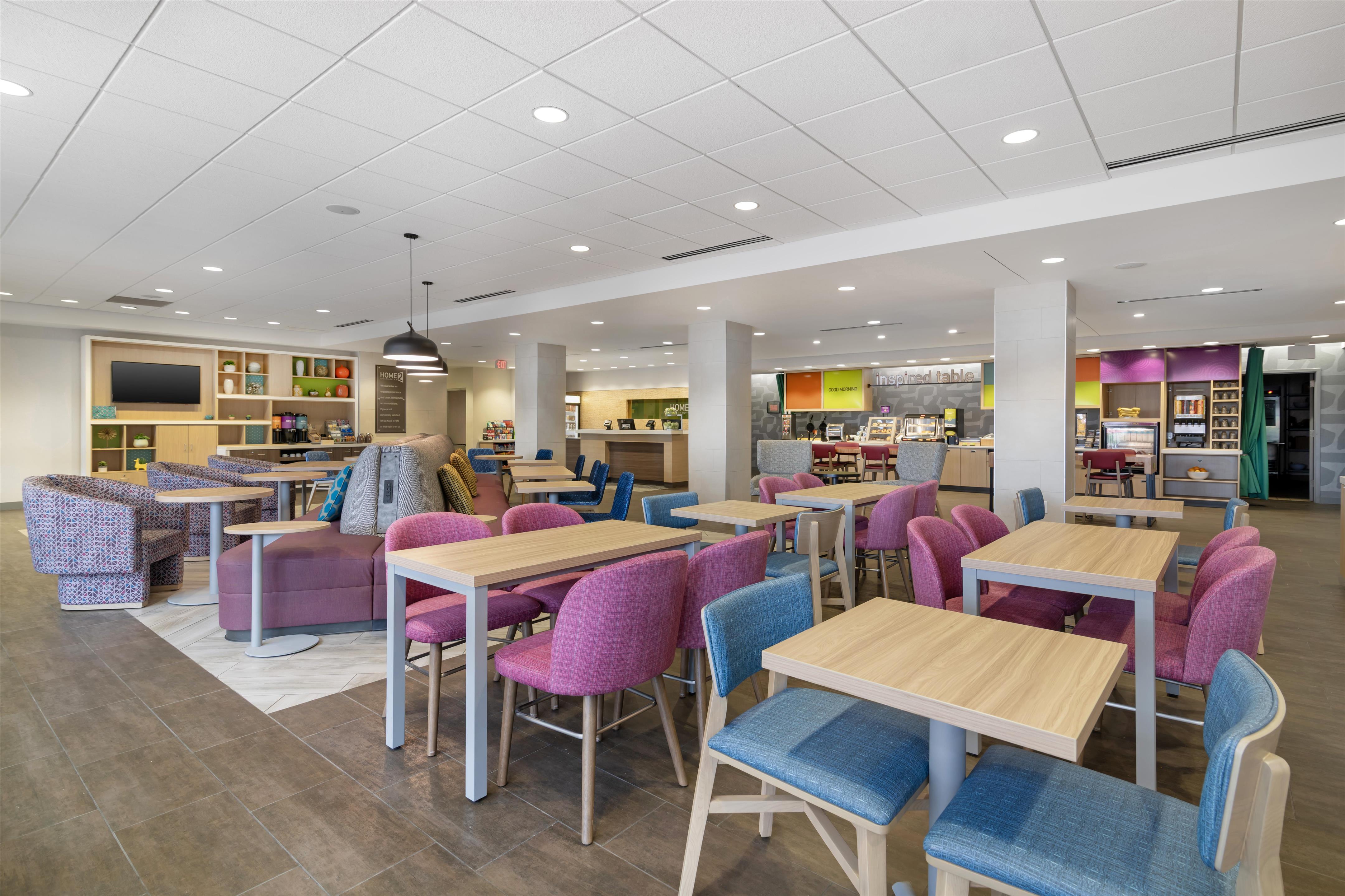 Lobby | Home2 Suites by Hilton Queensbury Lake George