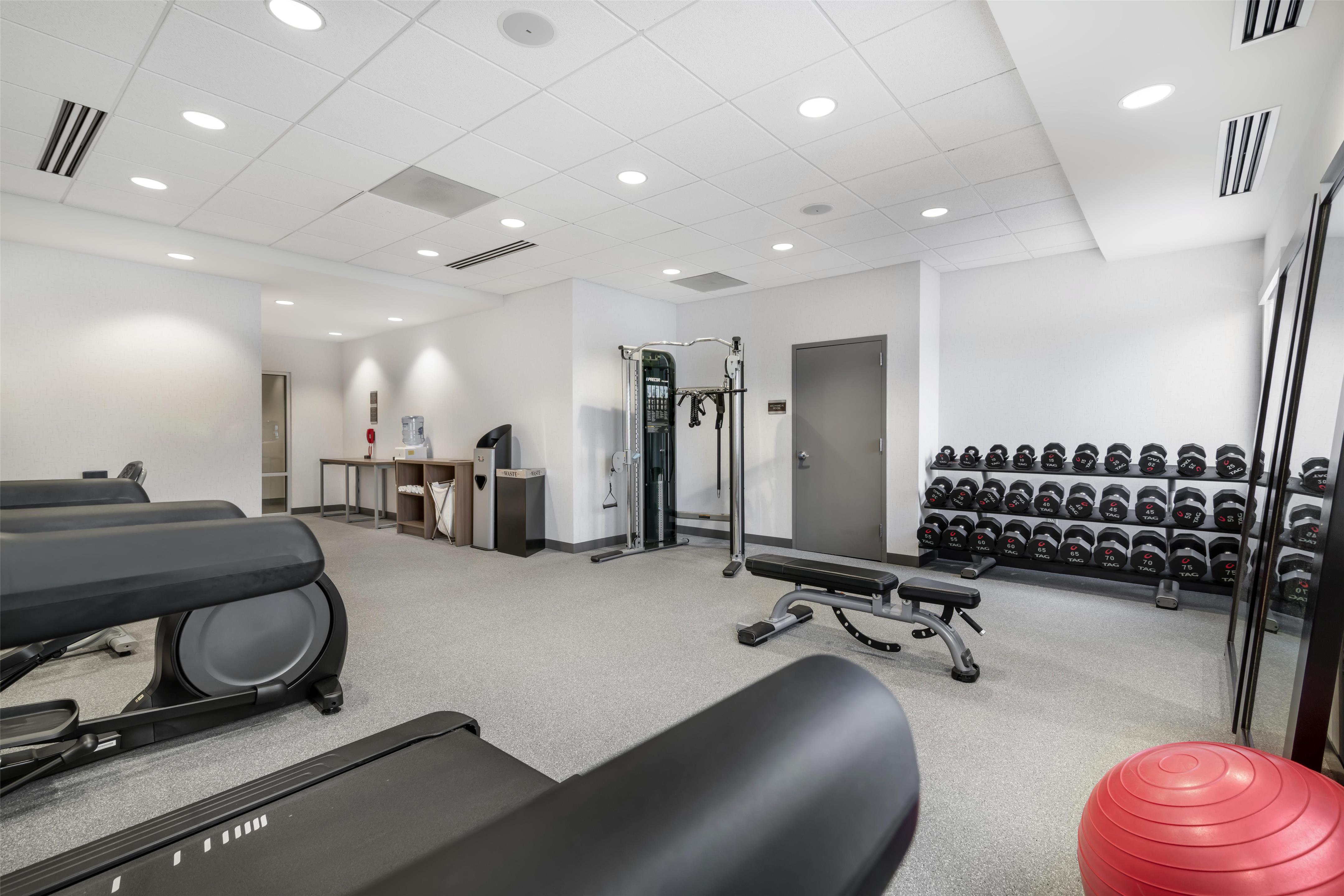 Health club fitness center gym | Home2 Suites by Hilton Queensbury Lake George