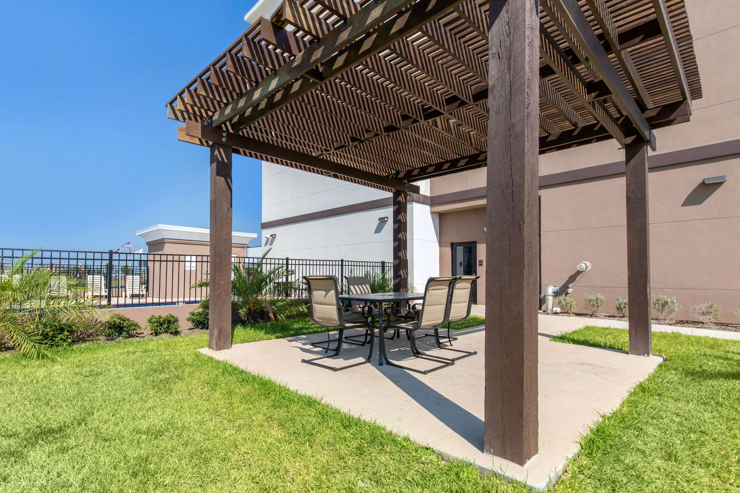 Hotel patio