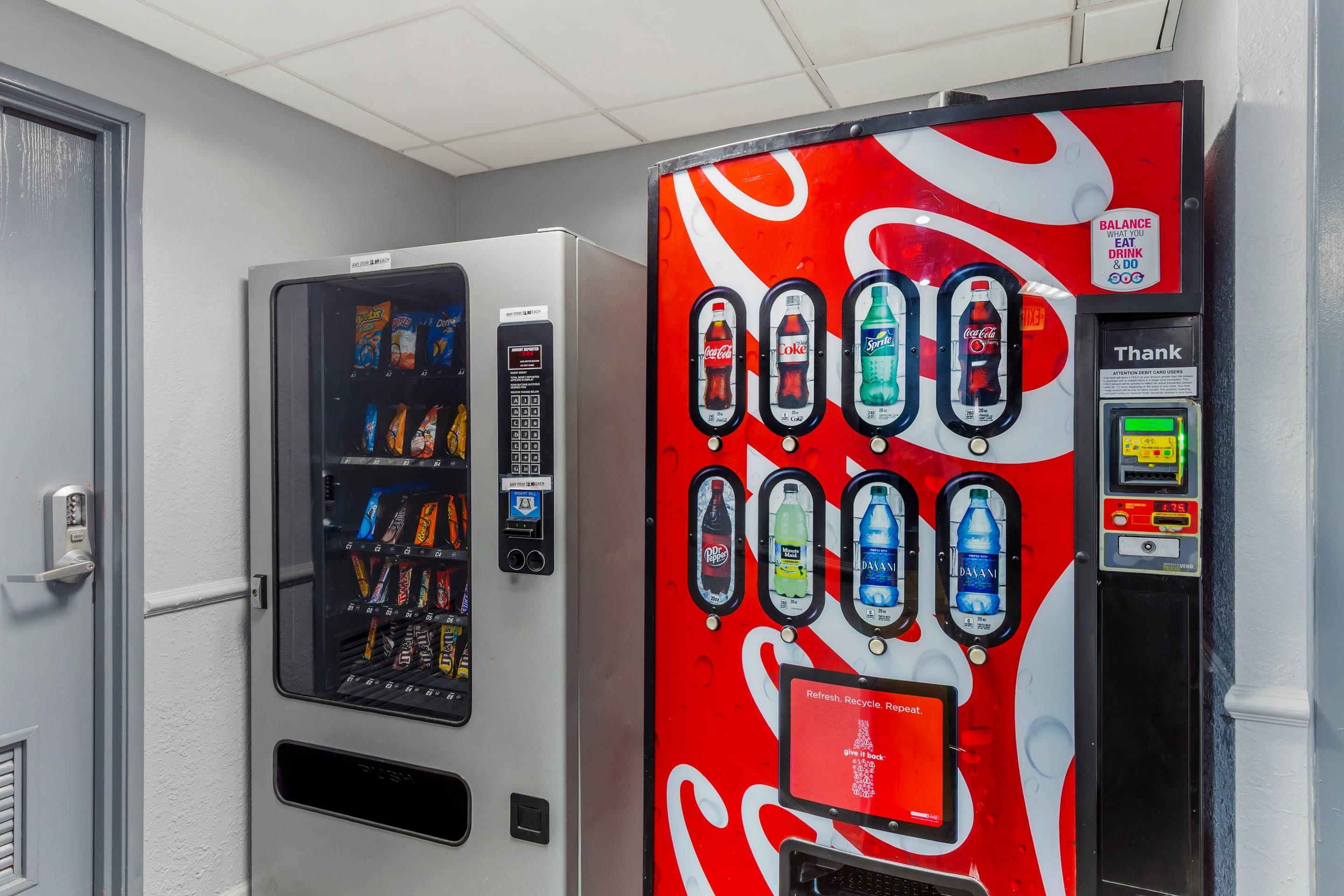 Hotel vending area