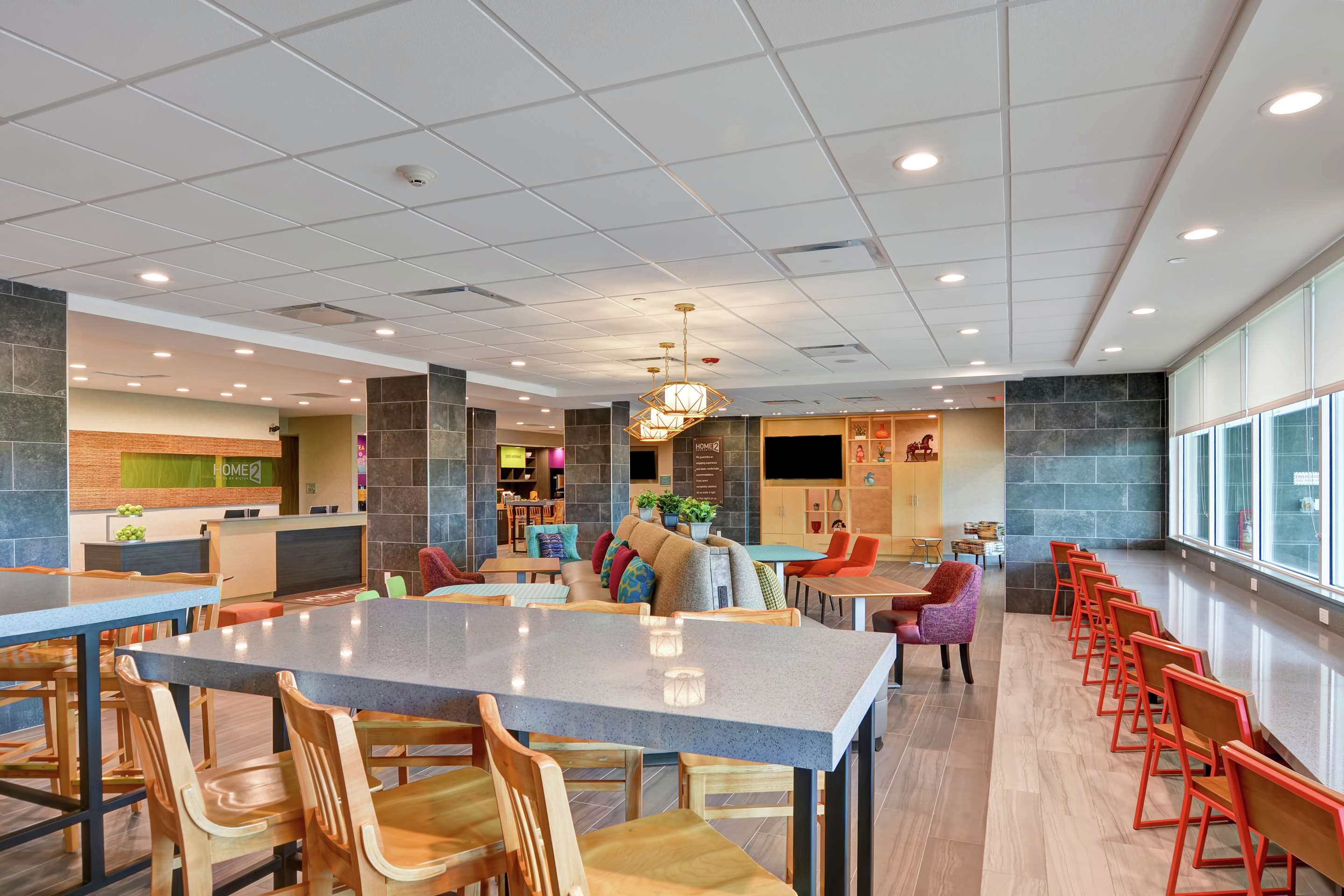 Lobby | Home2 Suites by Hilton La Porte