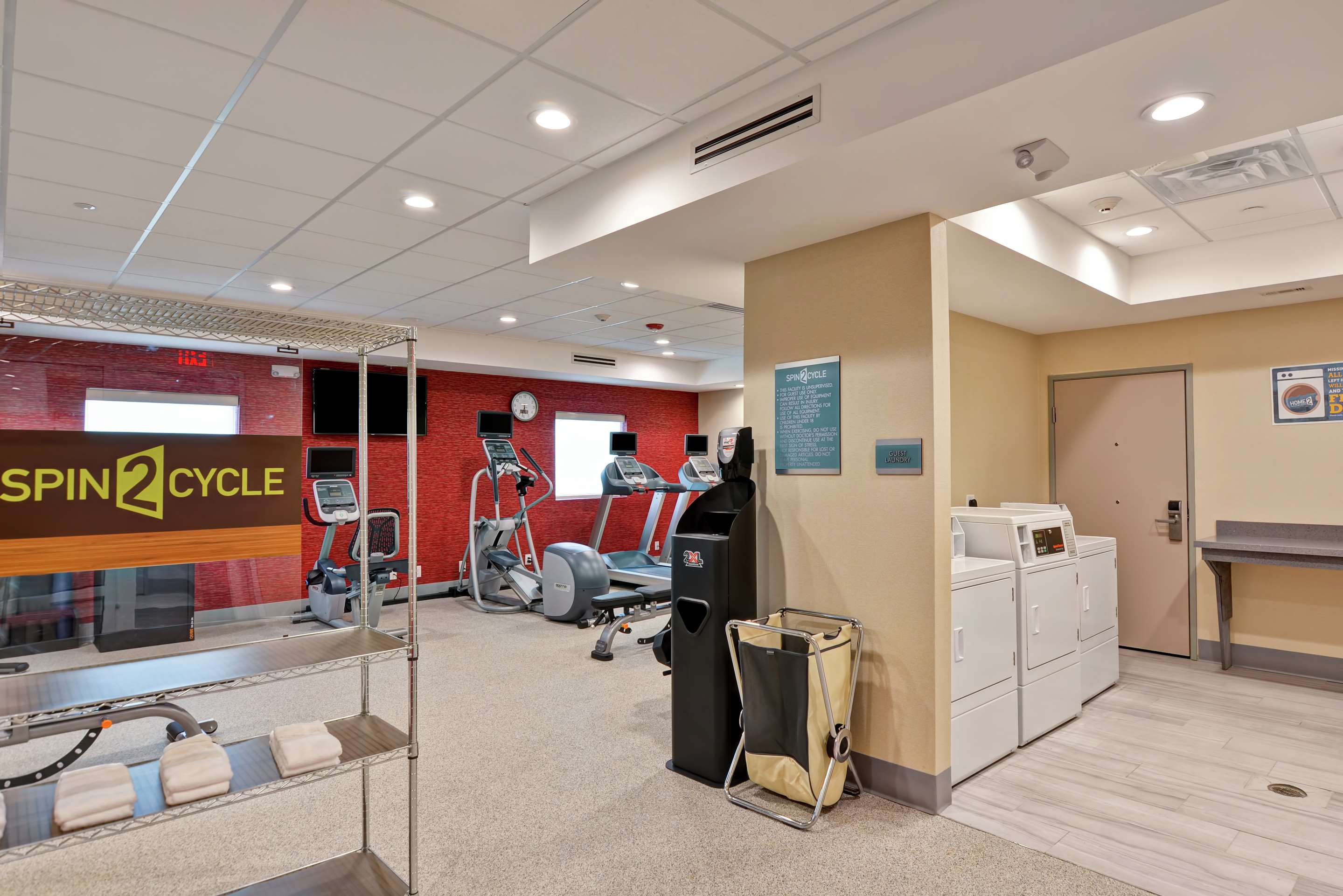 Health club fitness center gym | Home2 Suites by Hilton La Porte