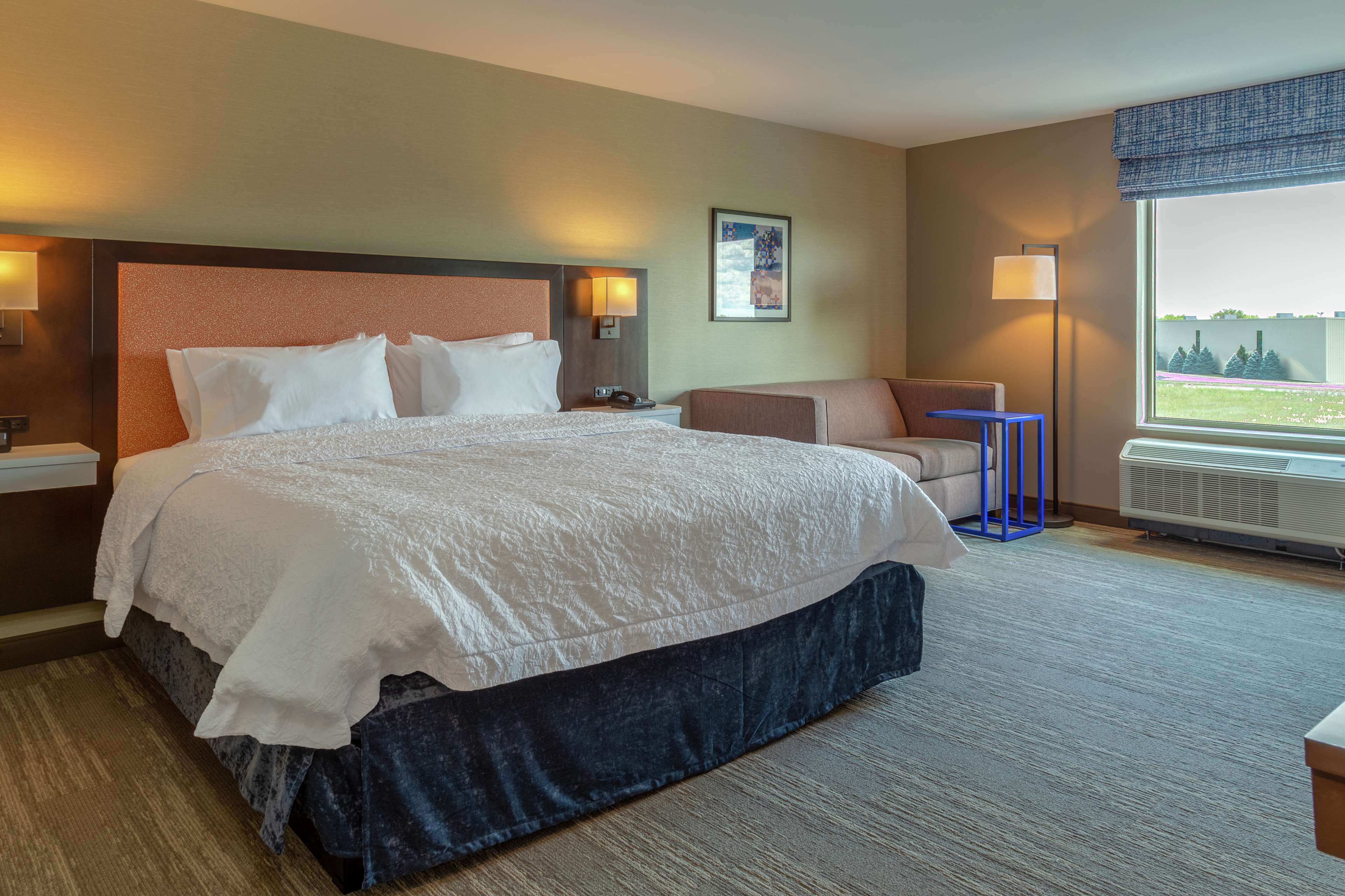 Hampton Inn Bourbonnais Kankakee, IL Room Type - 1 KNG STDO SOFABED FRG MIC