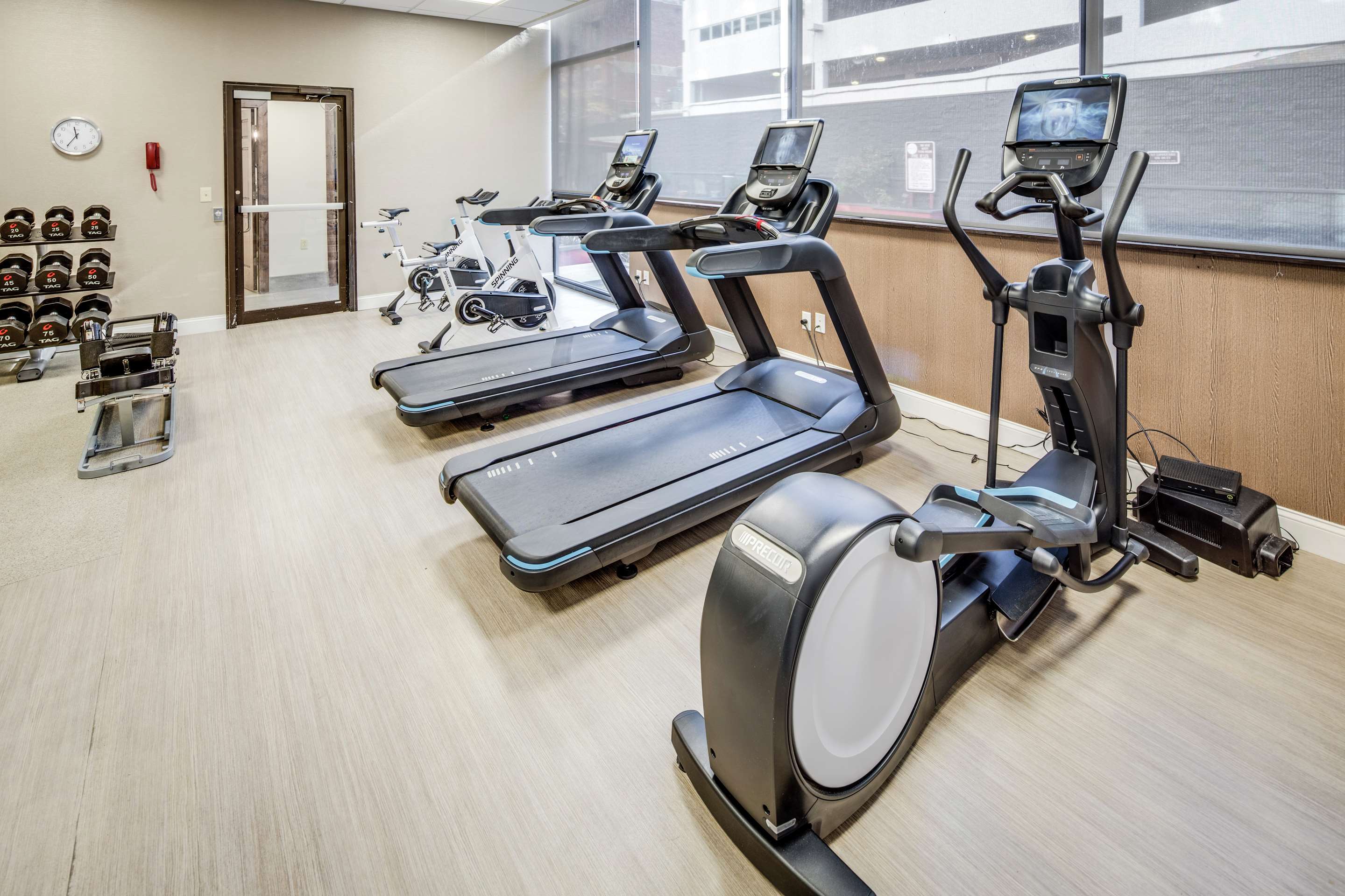 Health club fitness center gym | DoubleTree by Hilton Huntington