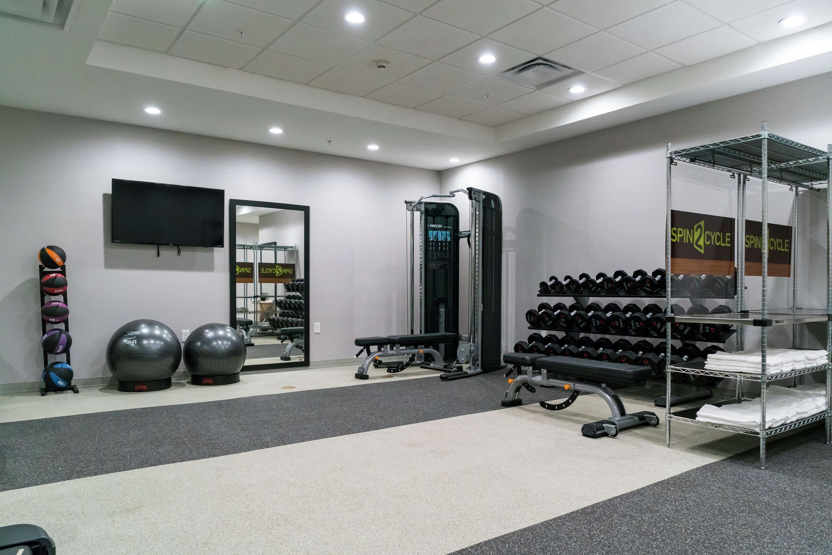 Health club fitness center gym | Home2 Suites by Hilton Jackson Flowood Airport Area